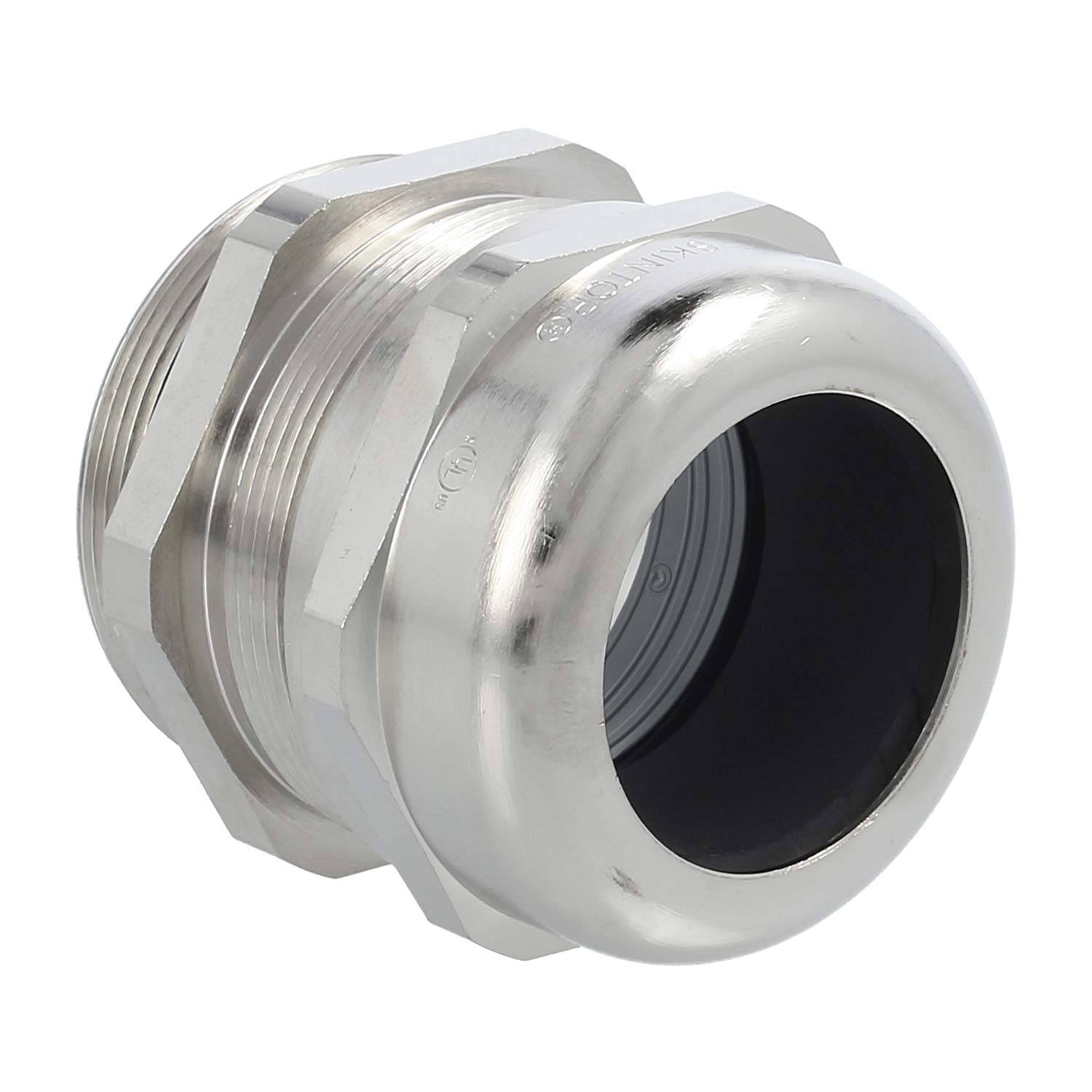LAPP Verschraubung M50x1,5 SMS-M50 Messing (CuZn) vernickelt Gewindelänge 10,0mm - 1 Stück