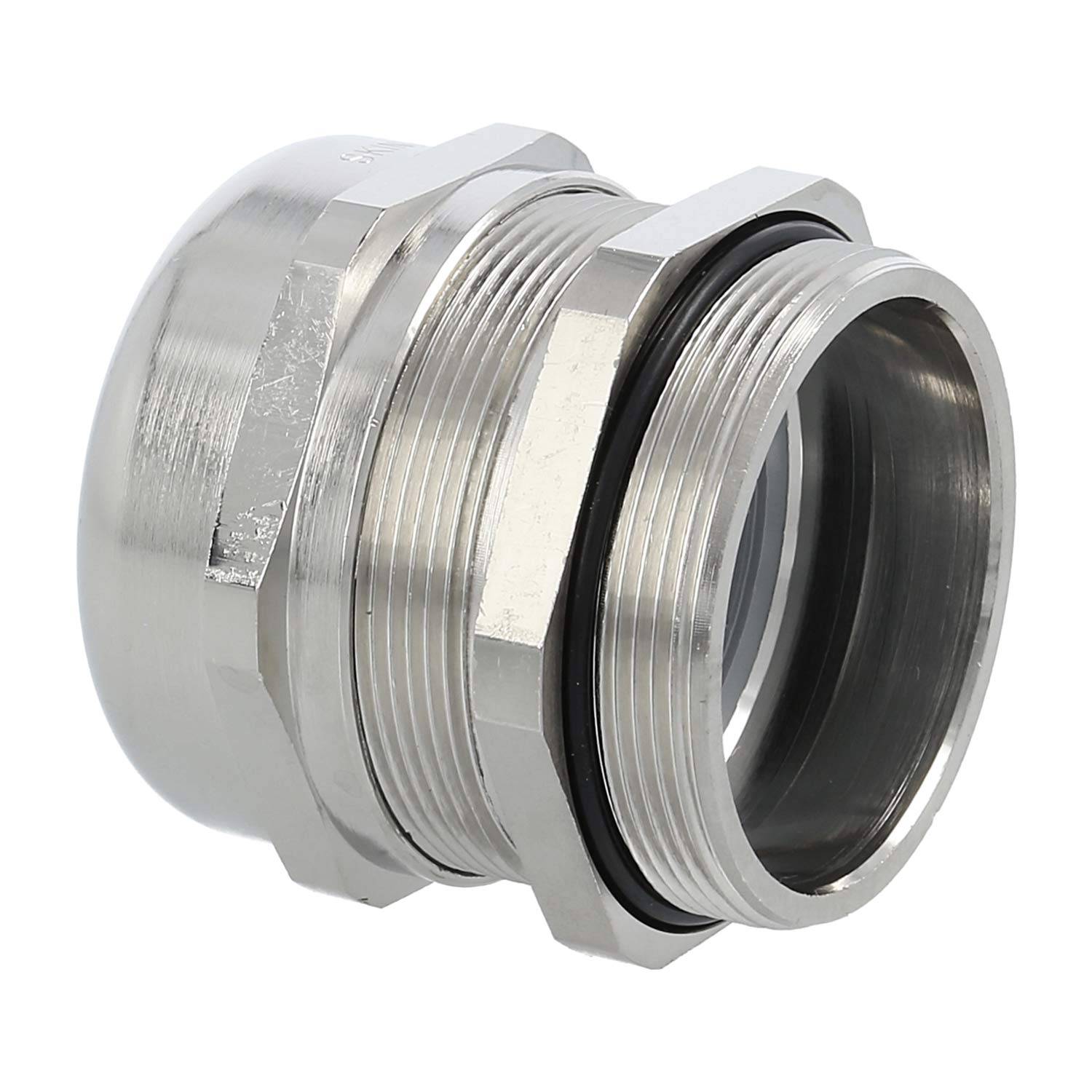 LAPP Verschraubung M50x1,5 SMS-M50 Messing (CuZn) vernickelt Gewindelänge 10,0mm - 1 Stück