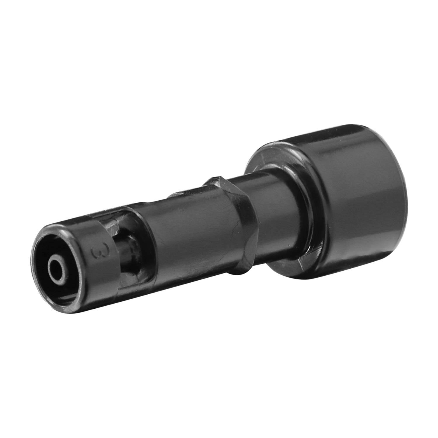 HARTING Pneumatik-Kontakt mit Absperrventil Kontaktbuchse (F) Schlauch-Innendurchmesser 1,6mm schwarz, 1 Stück
