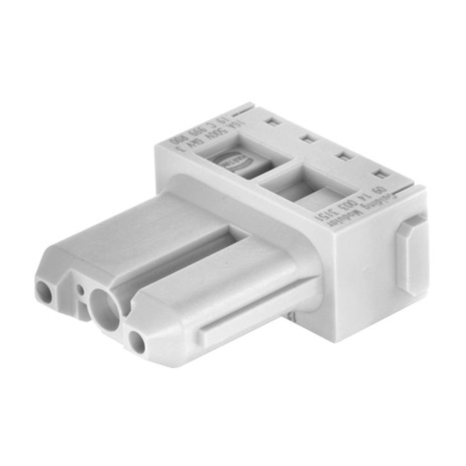 HARTING Han Guiding Relay Modul Buchseneinsatz (F) Crimpanschluss, 3-polig 500V, 16A - 1 Stück