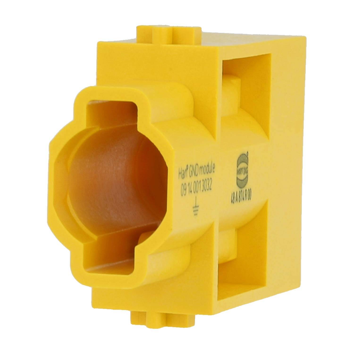 HARTING Han GND-Modul Stifteinsatz (M) Axialschraub- oder Crimpanschluss, 1-polig Querschnitt 10mm² - 35mm² - 1 Stück