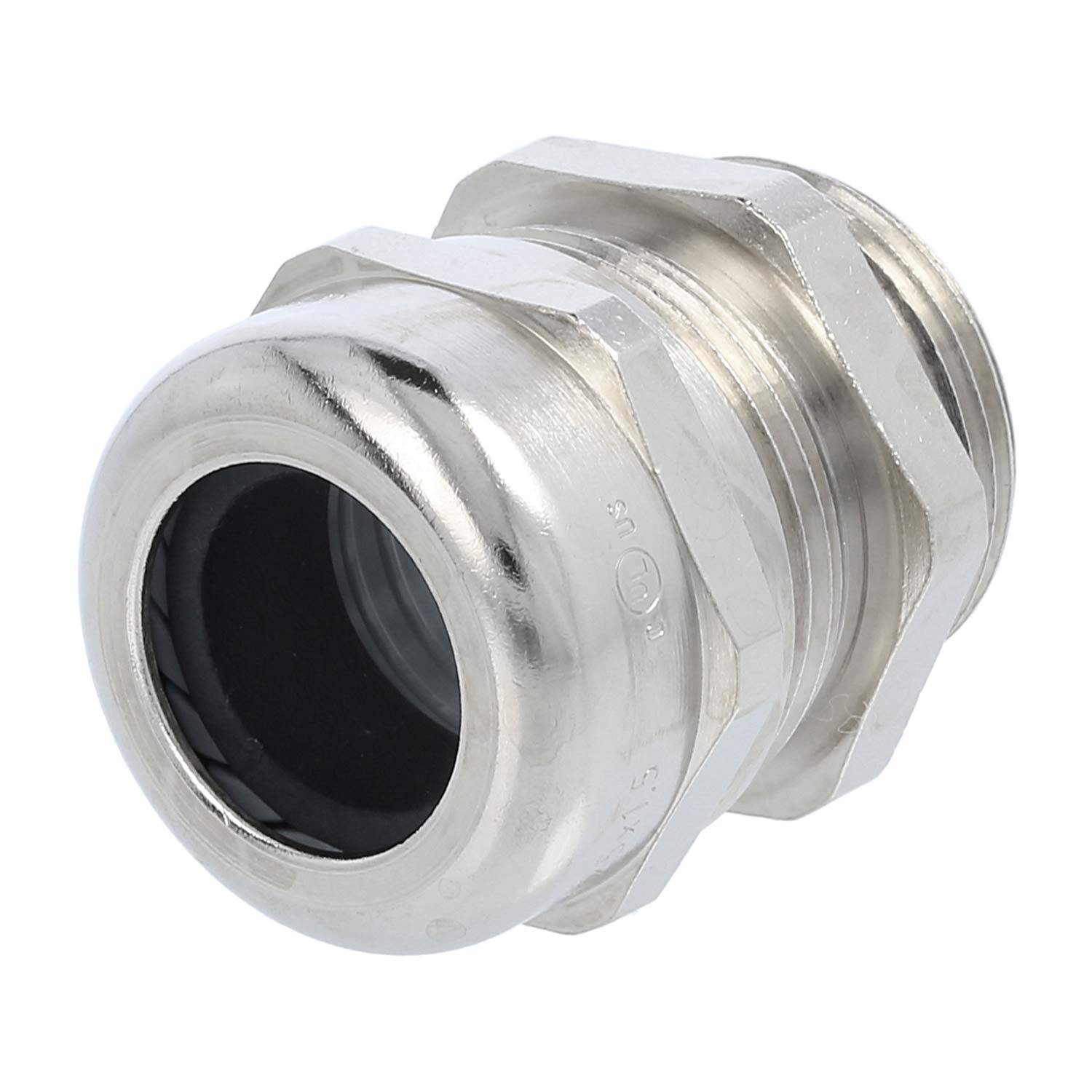 LAPP Verschraubung EMV M25x1,5 SSC-M25 Messing (CuZn) vernickelt Gewindelänge 8,0mm - 1 Stück