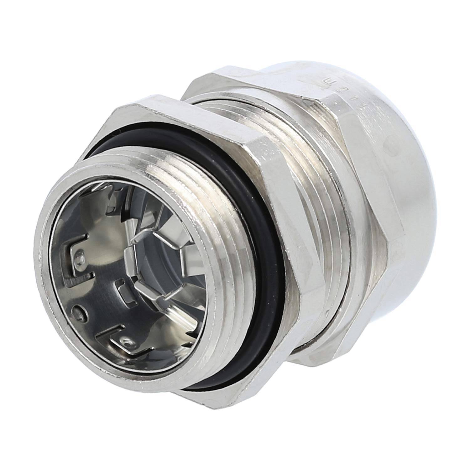 LAPP Verschraubung EMV M25x1,5 SSC-M25 Messing (CuZn) vernickelt Gewindelänge 8,0mm - 1 Stück