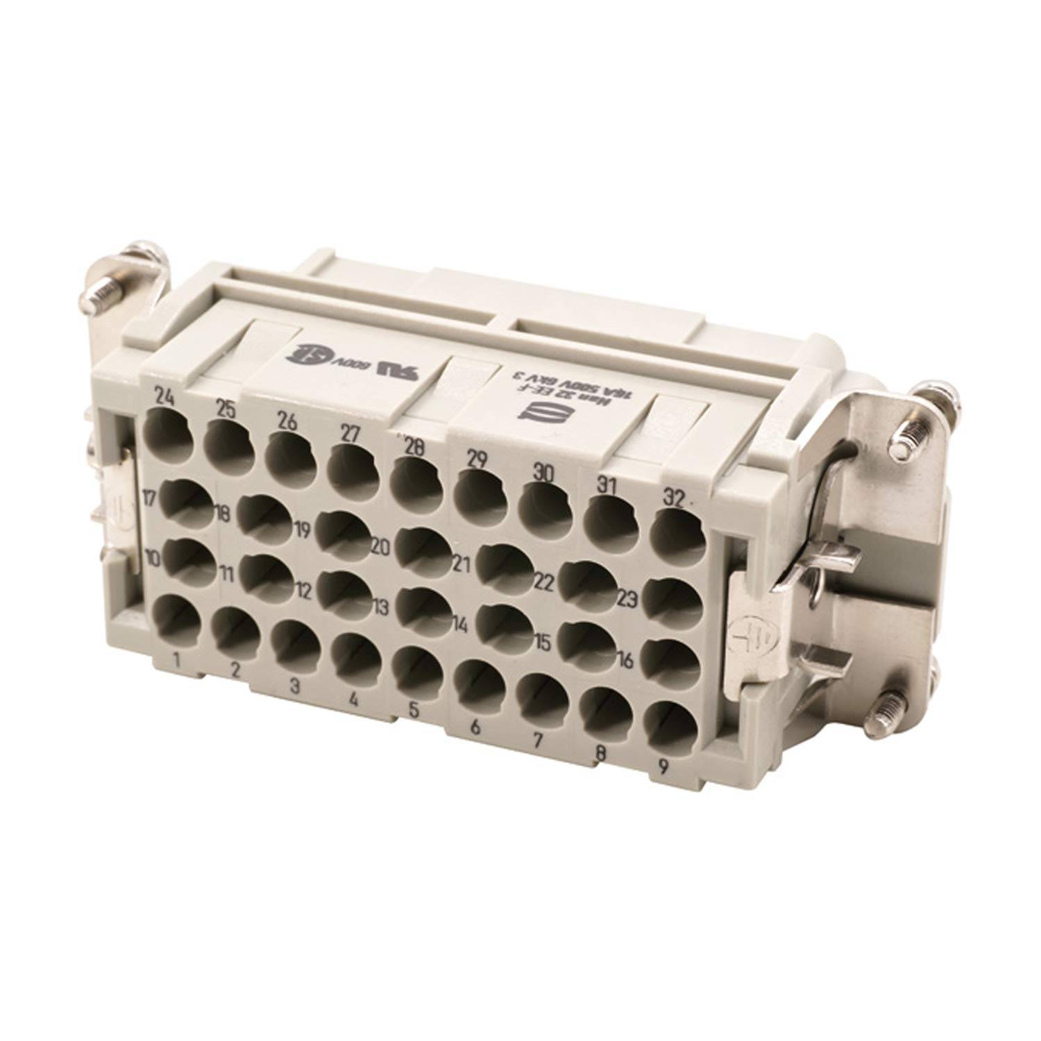 HARTING Han 32EE Buchseneinsatz (F) Crimpanschluss, 32-polig+PE 500V, 16A - 1 Stück