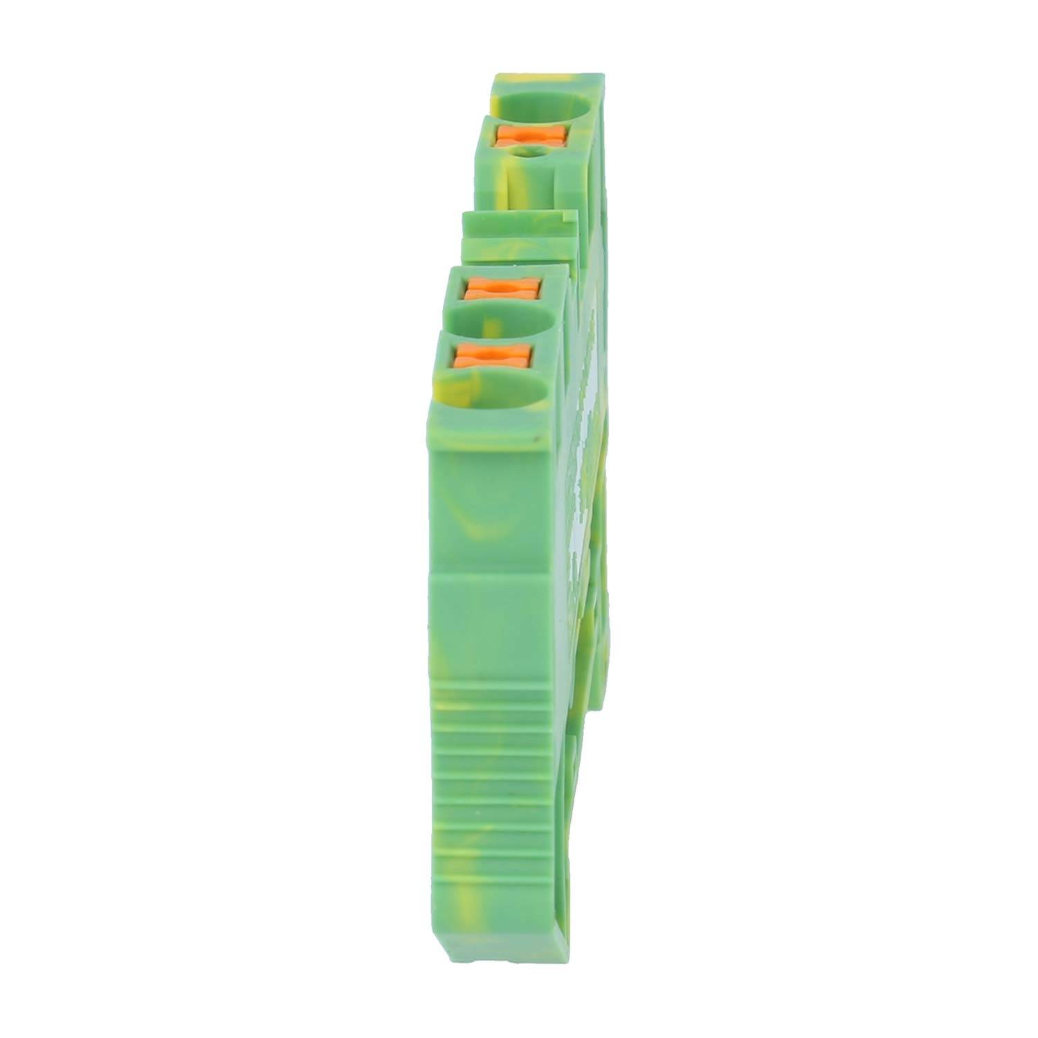 Phoenix Contact Schutzleiter-Reihenklemme PT 4-TWIN PE Push-In-Anschluss Querschnitt starr 0,2mm² - 6mm² AWG24 - AWG10