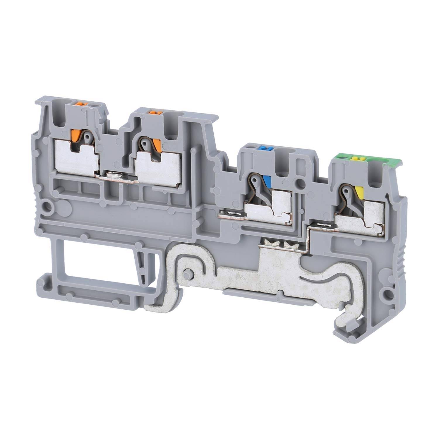 Phoenix Contact Initiatoren-/Aktorenklemme PTIO 1,5/S/3-PE mit Schutzleiterfunktion, Push-In-Anschluss Nennspannung