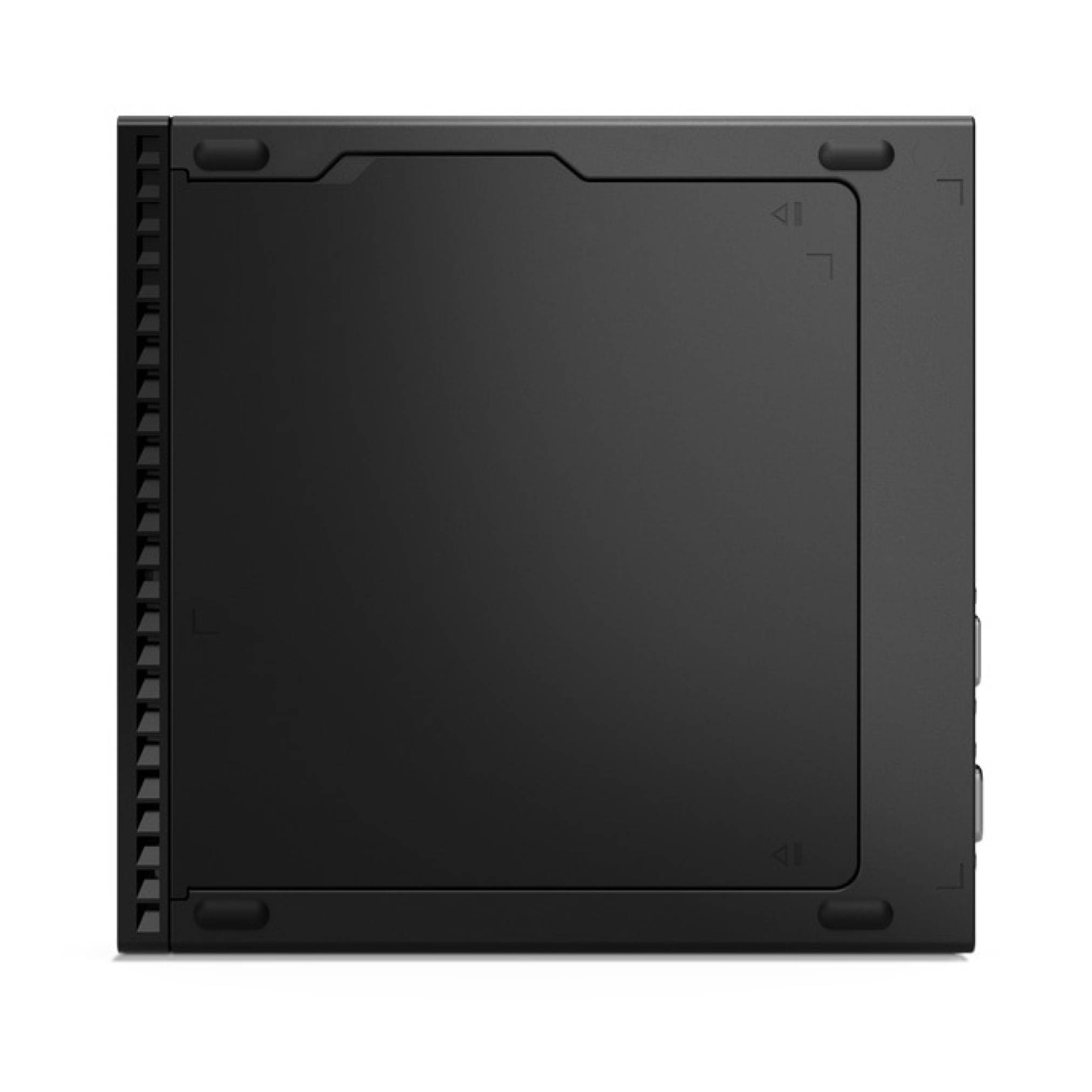 Schwarzes rechteckiges elektronisches Modul mit belüfteter Seite und vier Eckbefestigungen, isoliert auf weißem Hintergrund dargestellt.