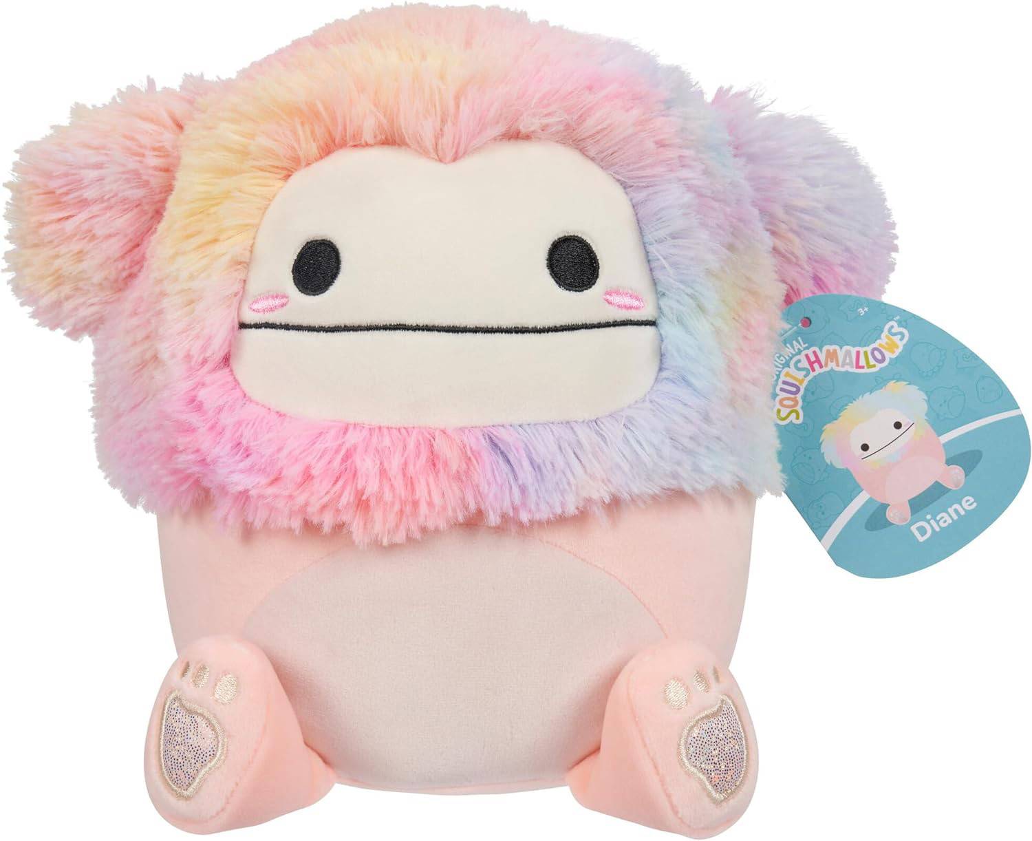Jazwares SQK3440; SQCR05371 - Squishmallows 19 cm (7,5") - Serie 18 - 04 - Diane der pfirsichfarbene Big-Foot