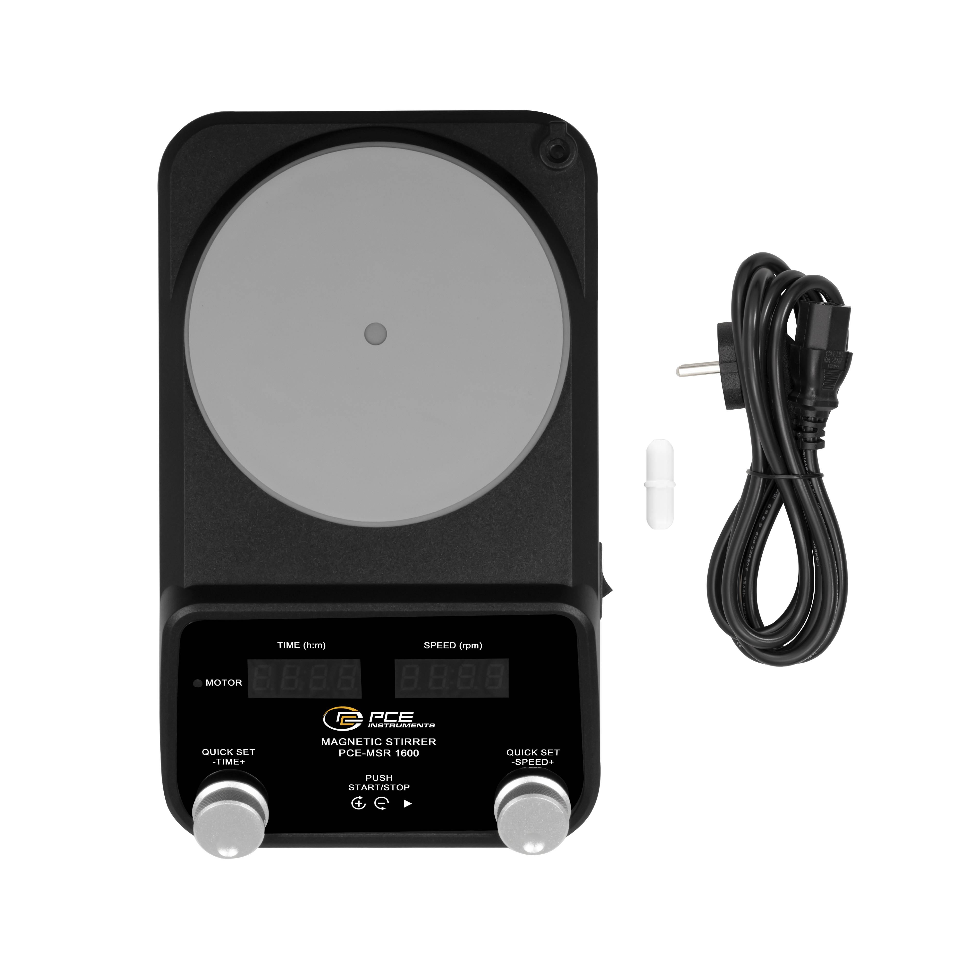 PCE Instruments Magnetrührer PCE-MSR 1600 mit digitaler Anzeige |200…1600 U/min |20 Liter Rührmenge |Silikon Rührplatte