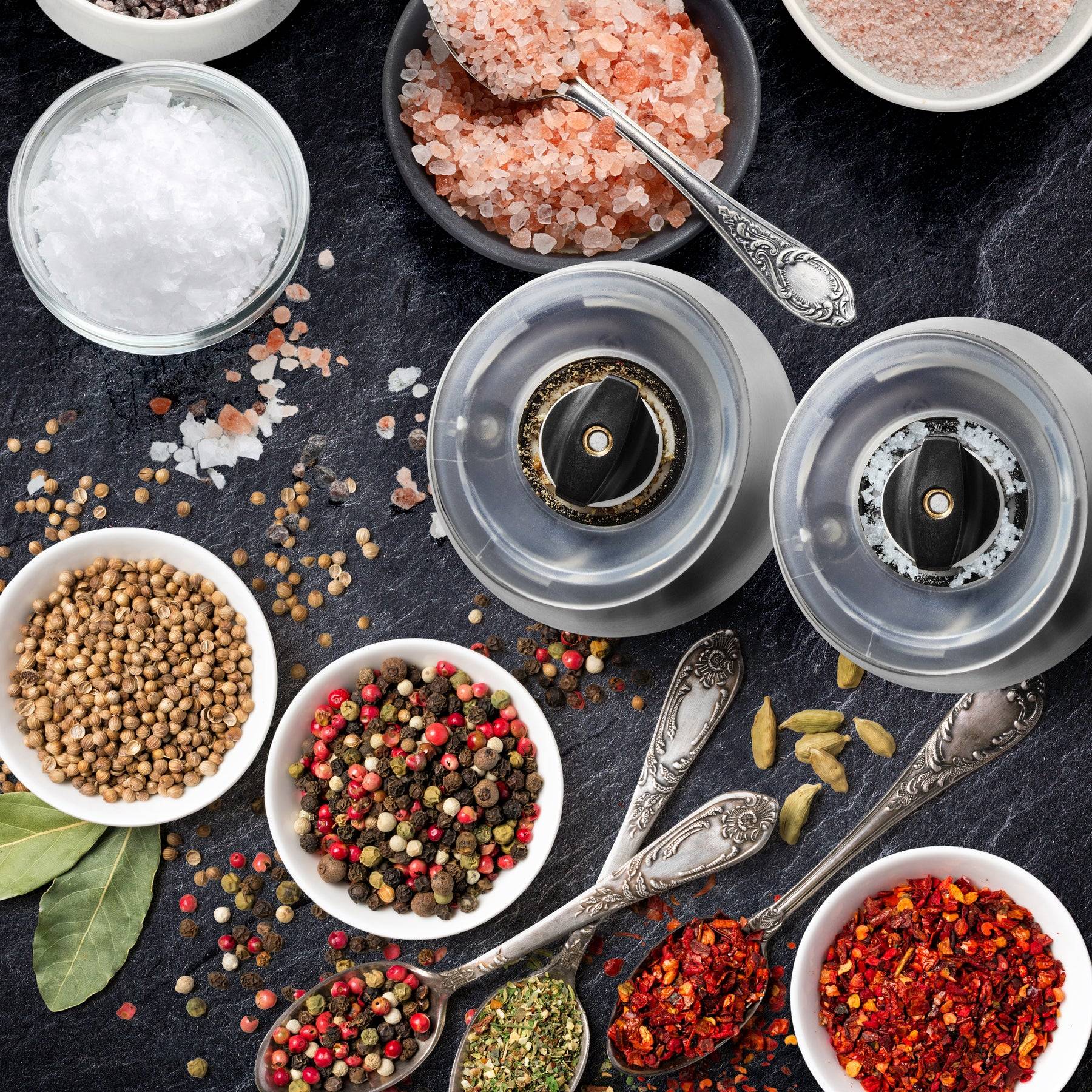 Duronic EMB2 Salz- und Pfeffermühlenset, elektrischer Salz- oder Pfefferstreuer