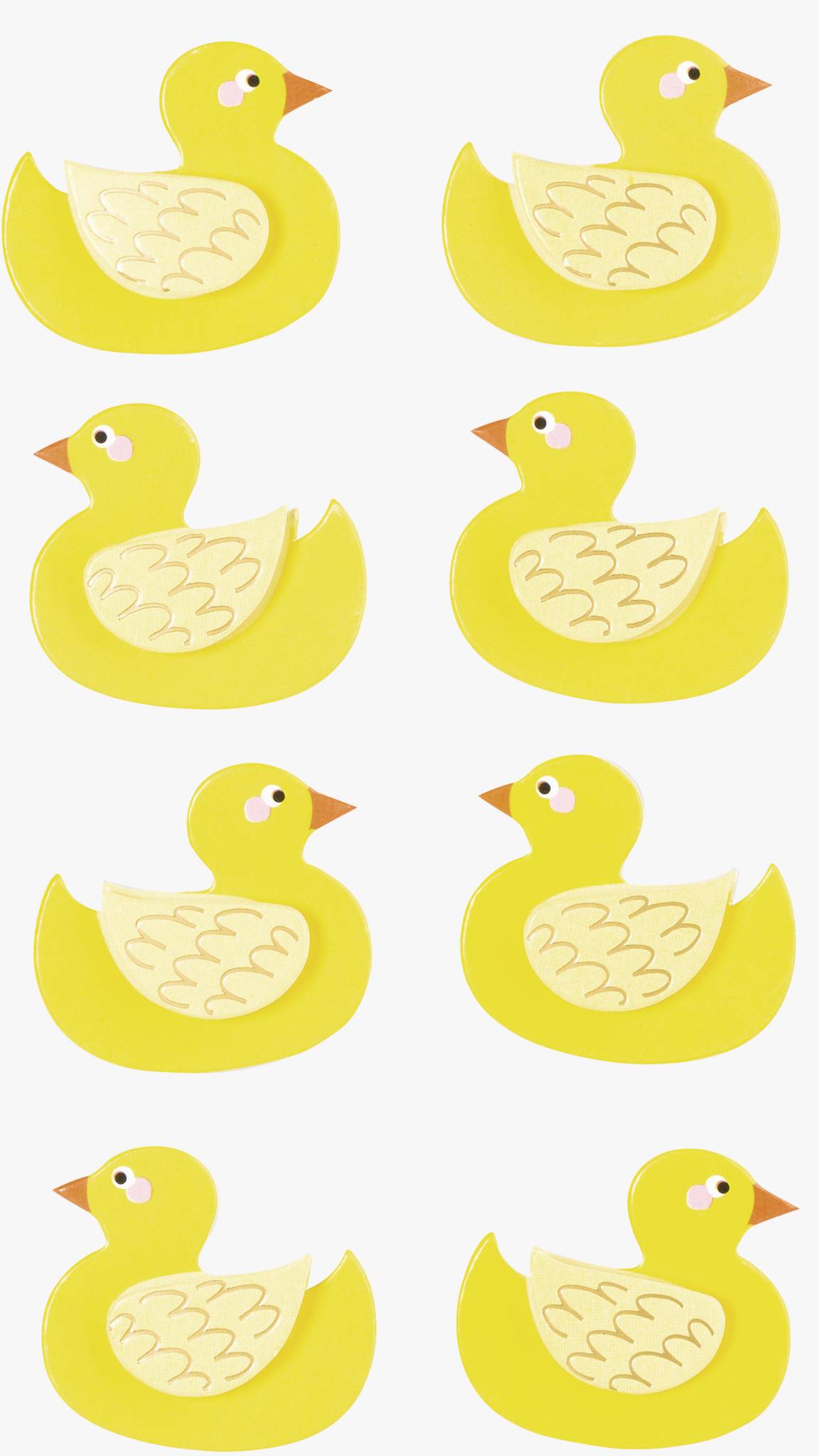 6X Heyda 203780734 Sticker Mix Enten