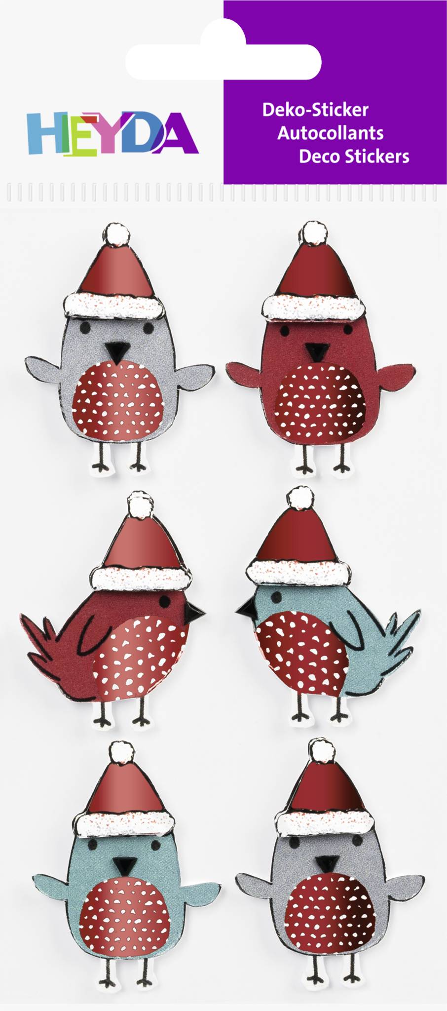 Stick-Ons-Mix „Vögel“ | 75×165 mm 1 Blatt