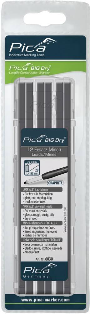 Pica-Marker BIG DRY Ersatzminen-Set 6030 (VE12)