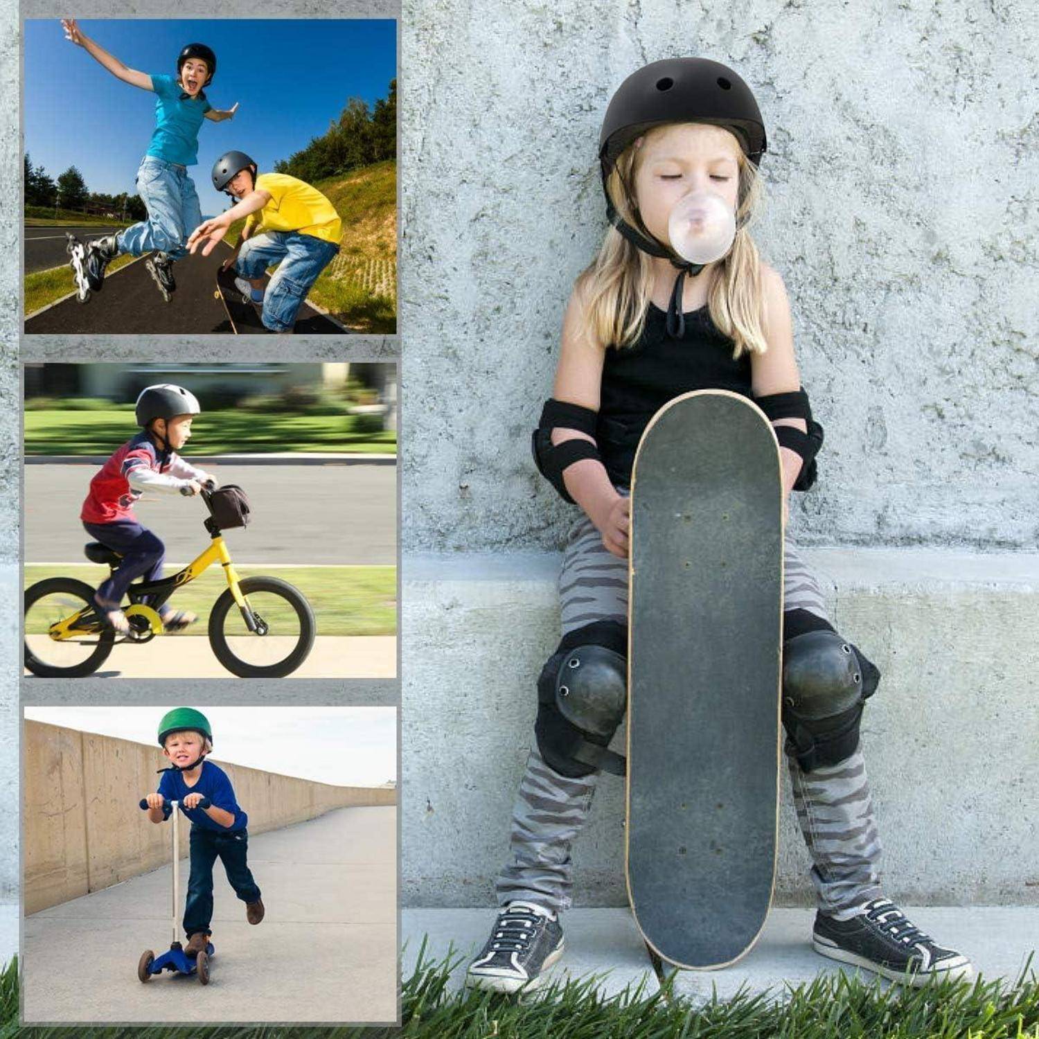 XJD Fahrradhelm Kinder Helm, Einstellbare Kinderhelm Skaterhelm für Fahrrad Skateboard Scooter Roller Kinderfahrradhelm für 3-13 Alt Mädchen und Ju