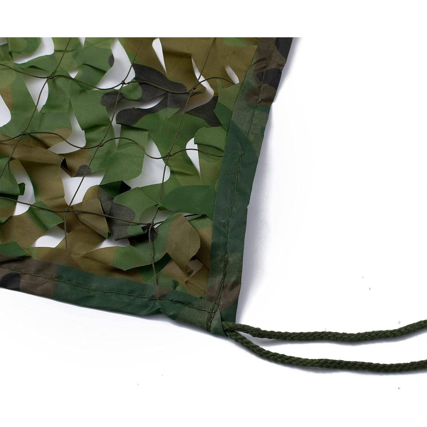 Velity Tarnnetz Camouflage Netz Jagd Wildcampen Waldlandschaft Outdoor Garten Party Dekorationen Sonnenschirm 1.5 × 4 M Woodland