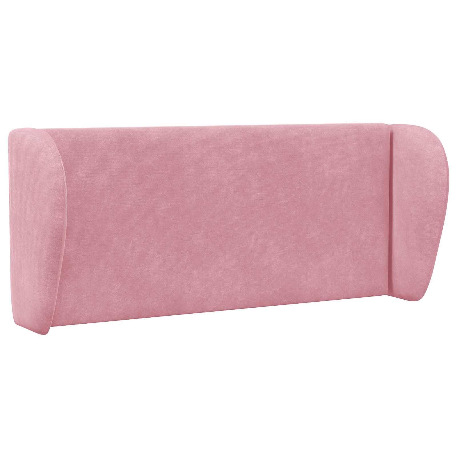 vidaXL Kopfteil Ohr Rosa 40 x 23 x 6 cm Samt