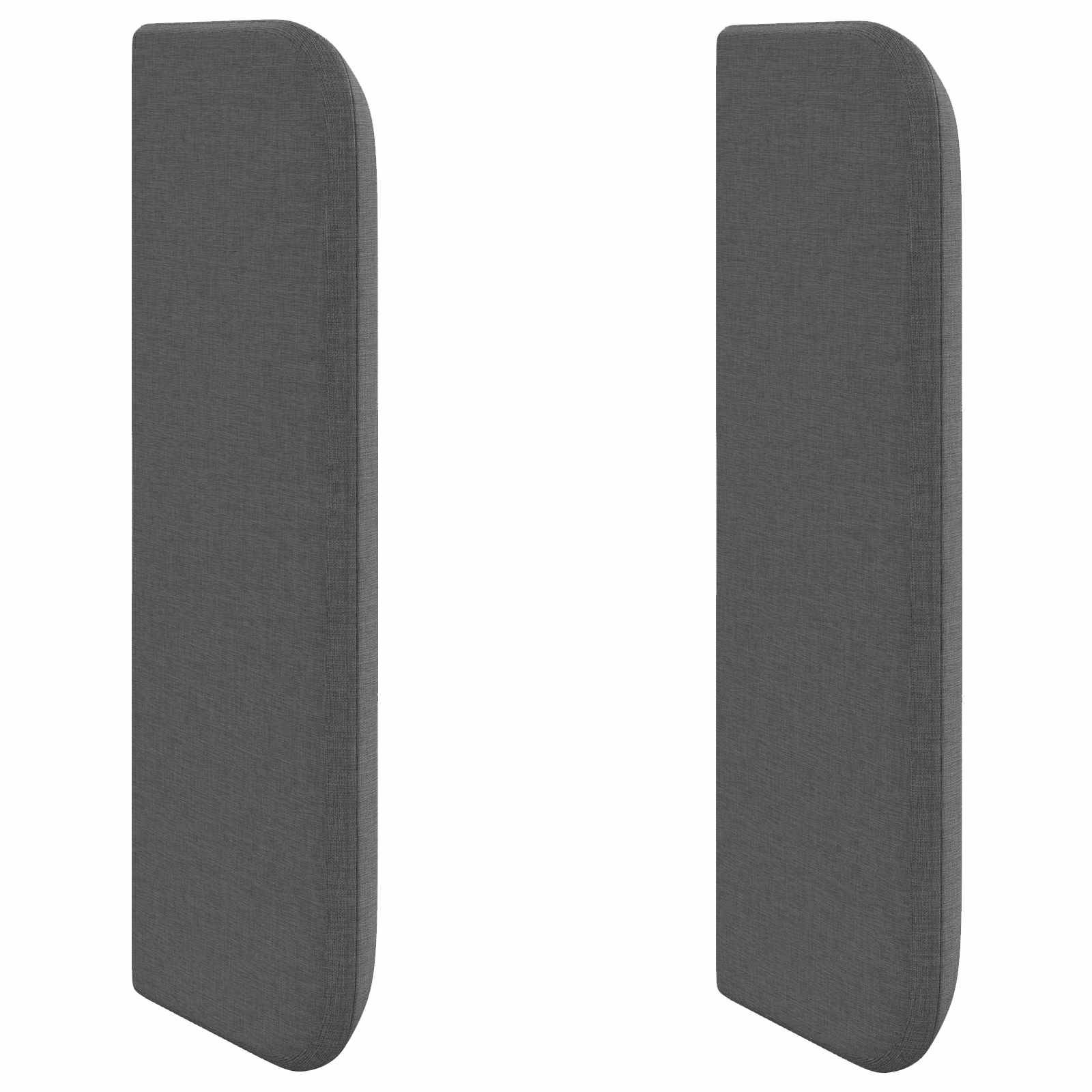 vidaXL Kopfteil Ohr Dunkelgrau 40,5 x 40,5 x 4 cm Stoff
