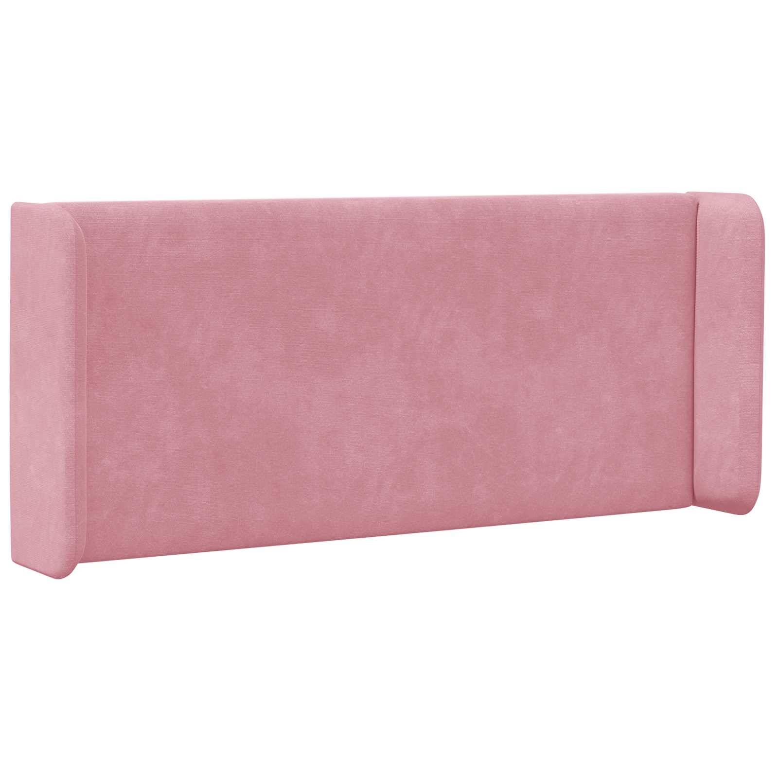 vidaXL Kopfteil Ohr Rosa 40,5 x 40,5 x 4 cm Samt
