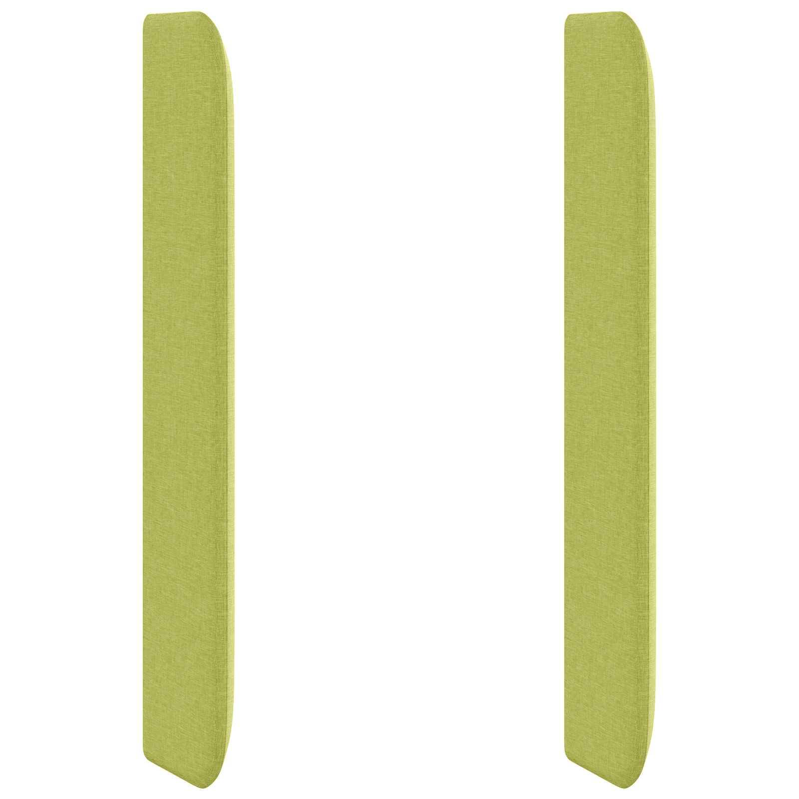 vidaXL Kopfteil Ohr Grau 80 x 16 x 4 cm Stoff