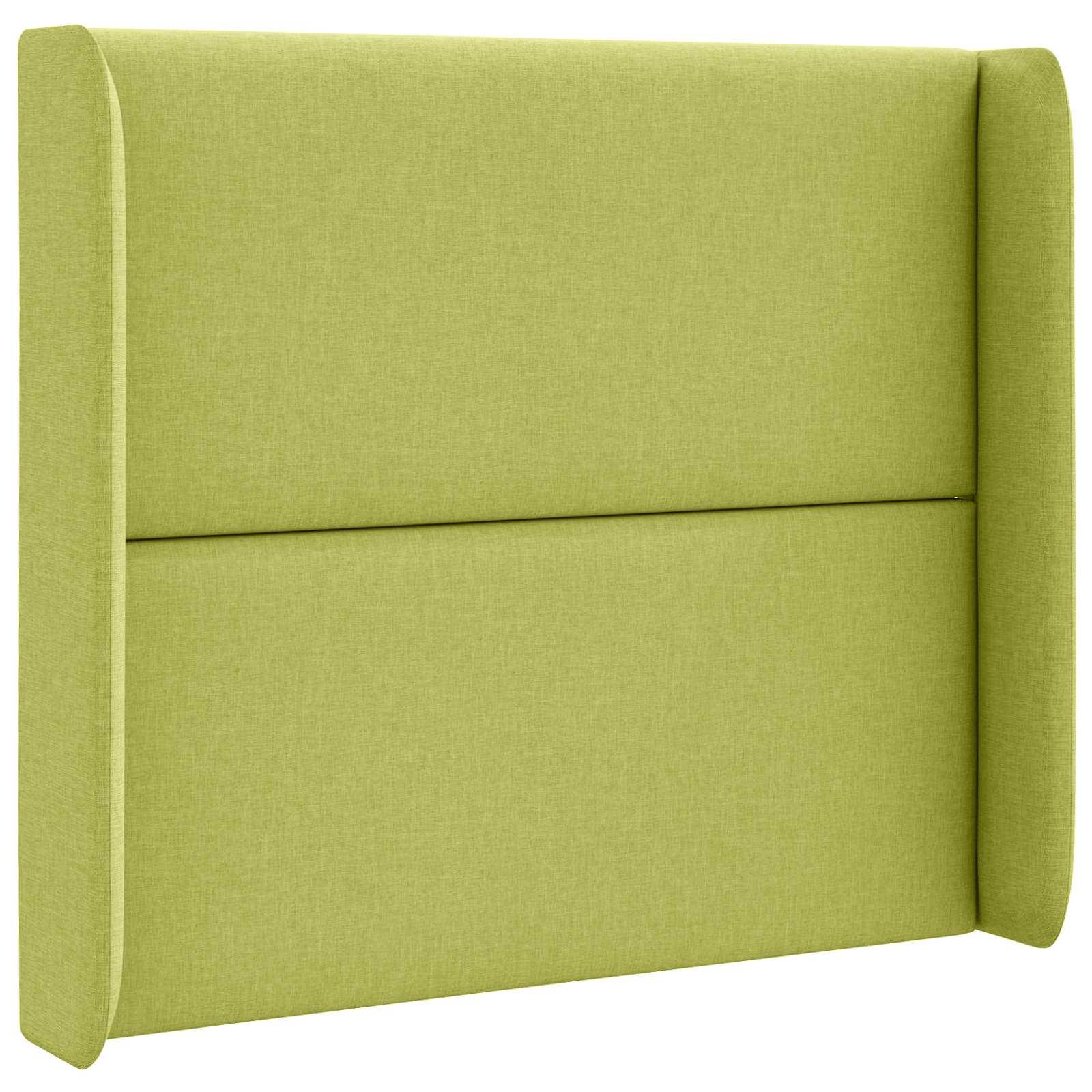 vidaXL Kopfteil Ohr Grau 80 x 16 x 4 cm Stoff