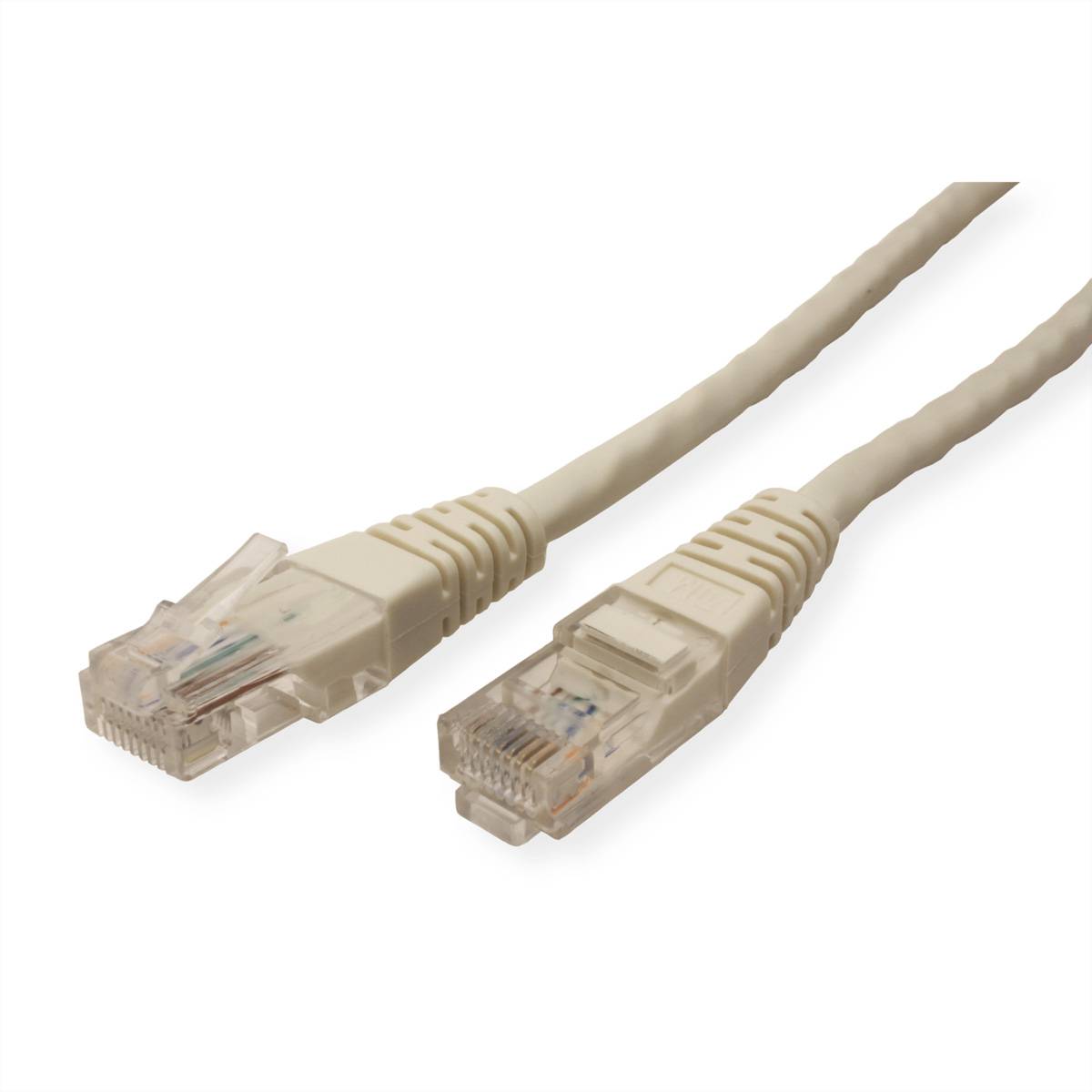 STANDARD UTP-Patchkabel konf. Cat.6 (Class E), beige, 5 m