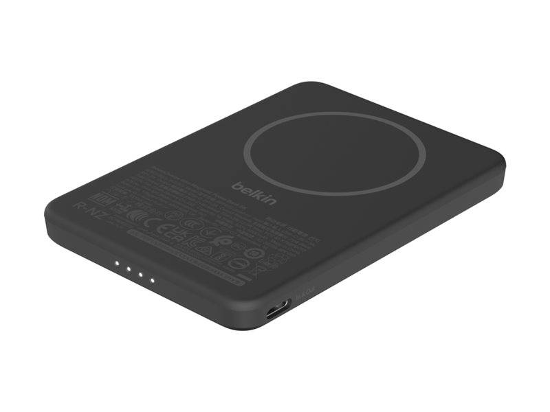 Belkin BoostCharge - Induktive Power Bank - dünn - 5000 mAh - 15 Watt - Fast