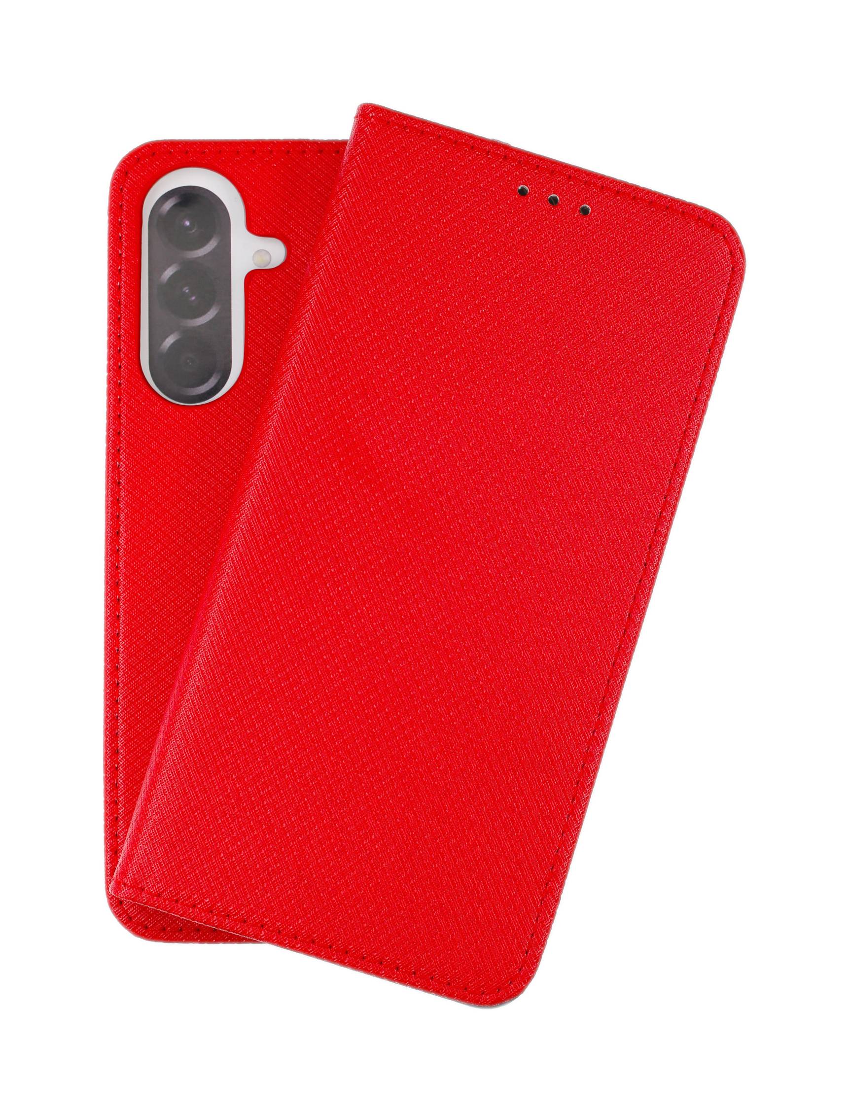 JAMCOVER Bookcase Texture Rot für Samsung Galaxy A37 5G