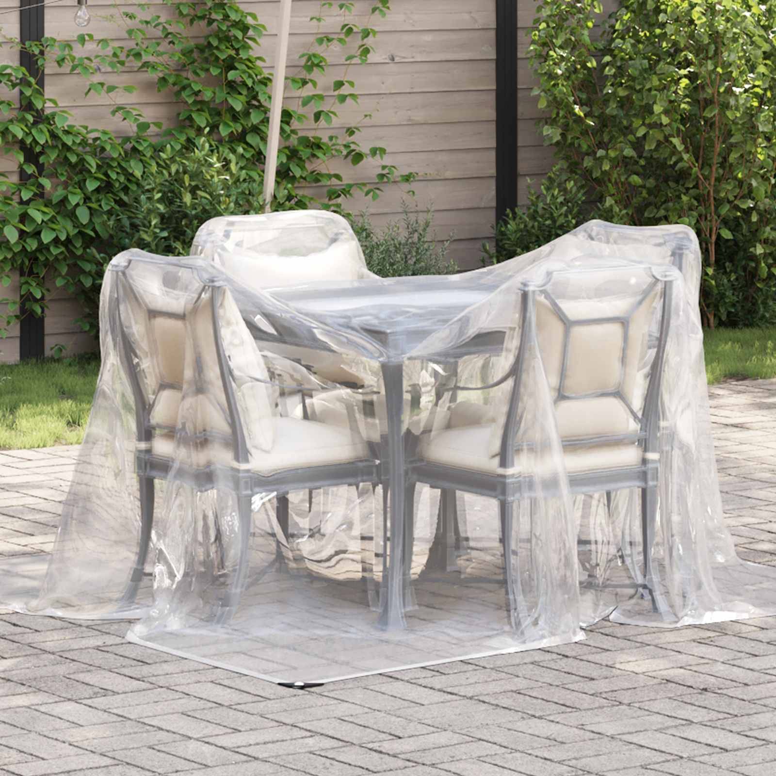 vidaXL Pflanzenabdeckung Transparent 2 x 2 m PE