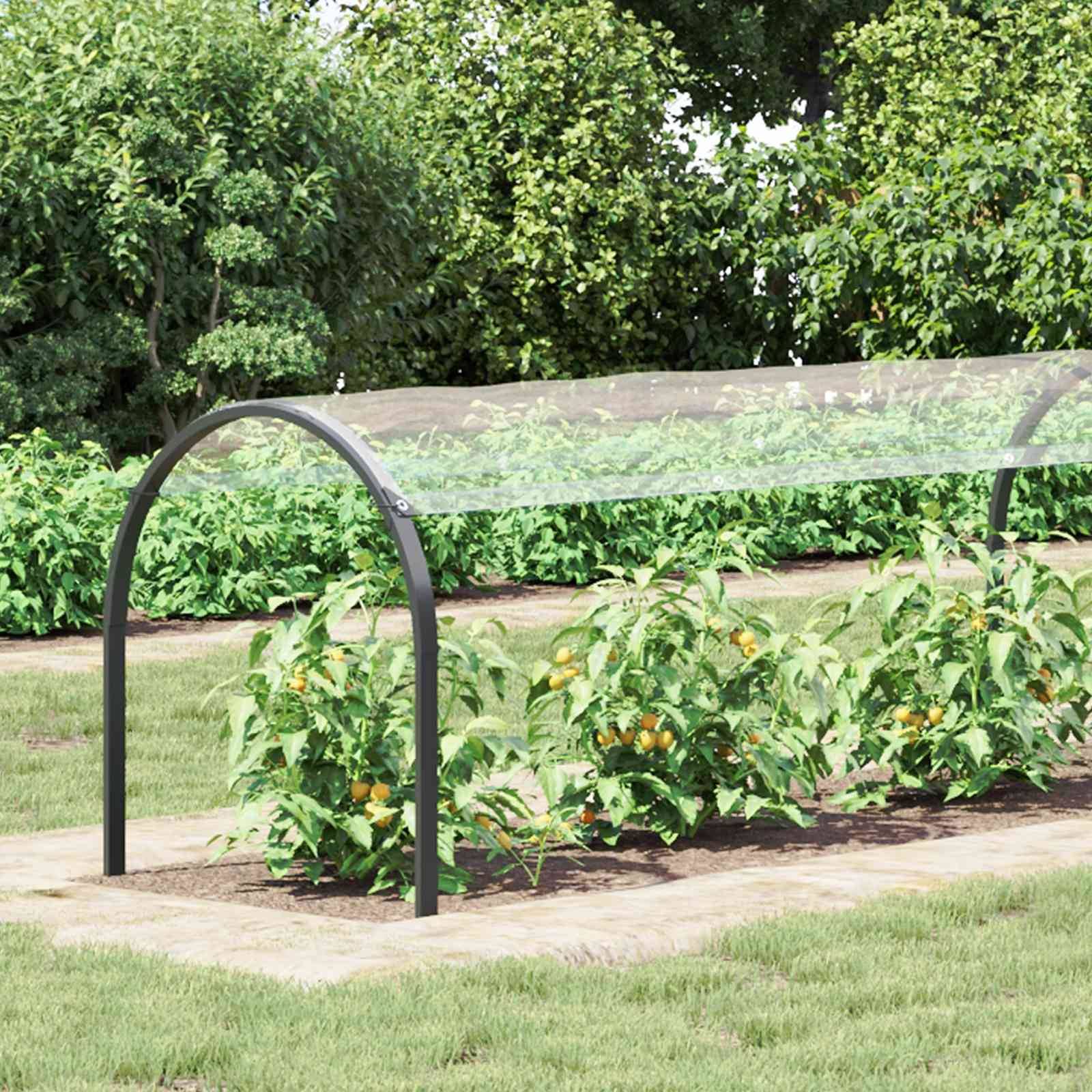 vidaXL Pflanzenabdeckung Transparent 10 x 1,5 m PVC