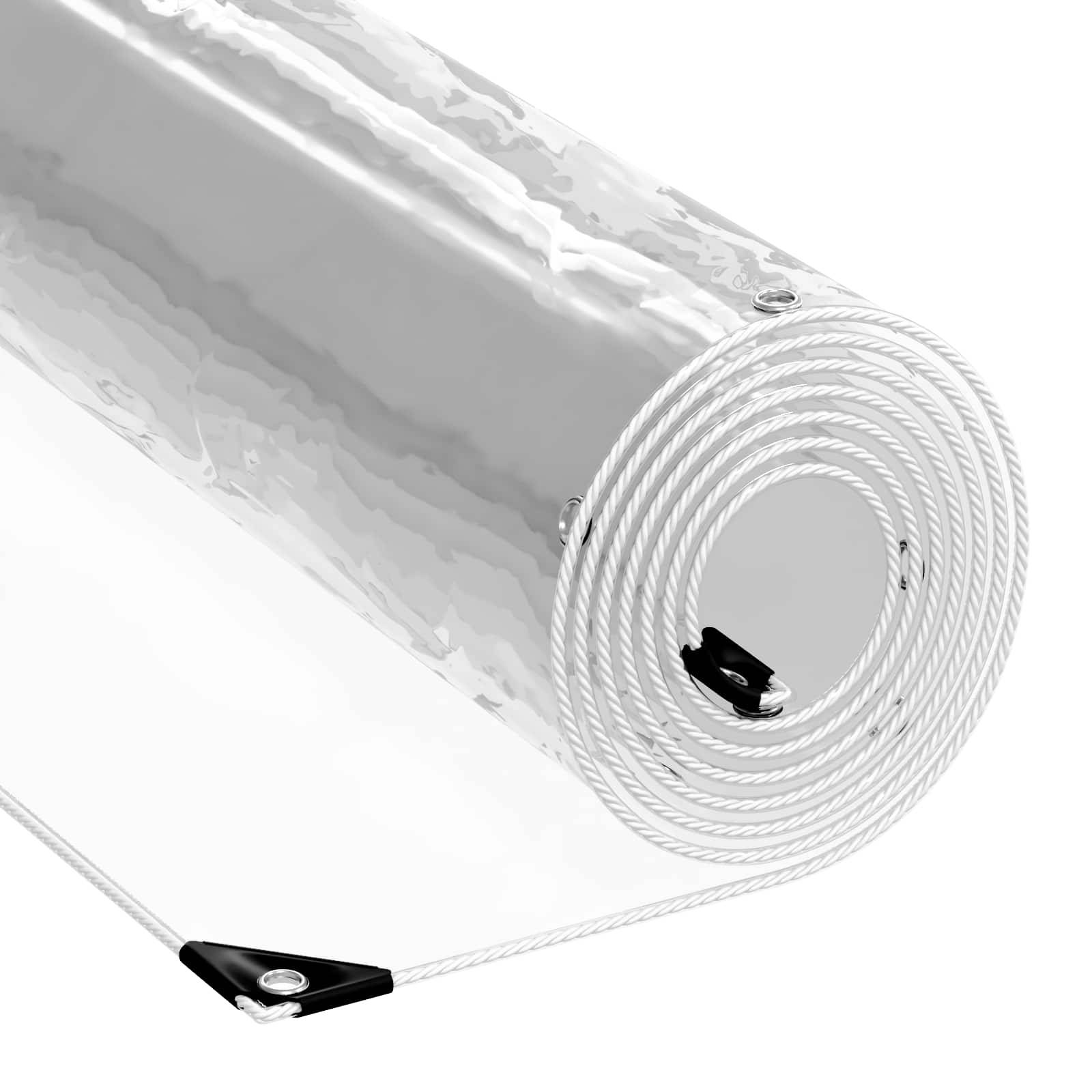 vidaXL Plane Transparent 3 x 12 m PVC