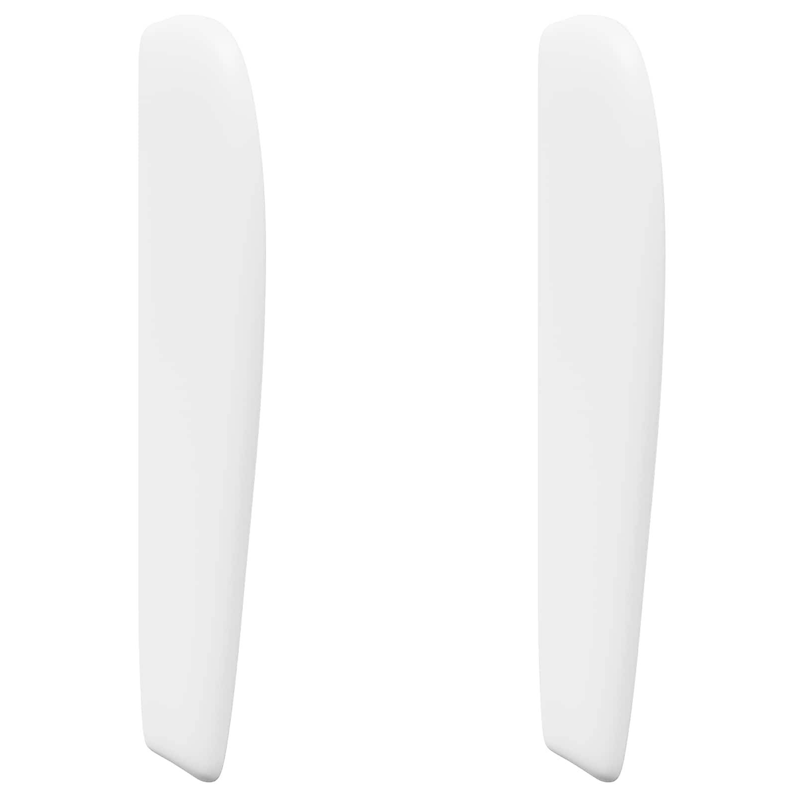 vidaXL Kopfteil Ohr Weiß 80 x 23 x 6 cm PVC