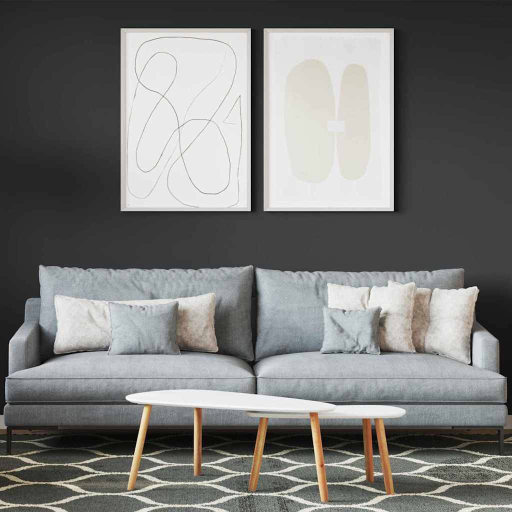 vidaXL Wandfarbe Schwarz 2,5 L Wanddruck