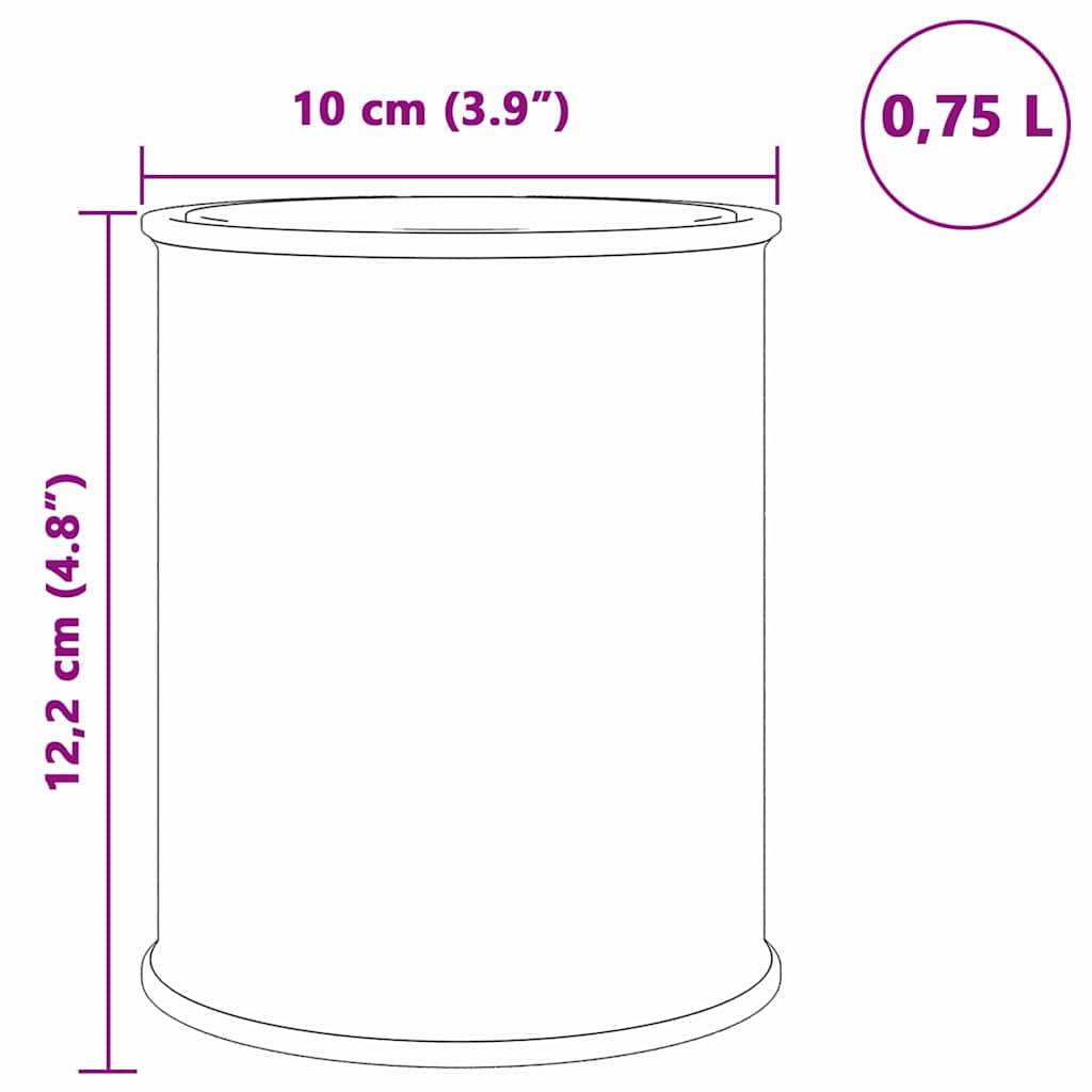 vidaXL Möbelfarbe Schwarz 0,75 L Wanddruck
