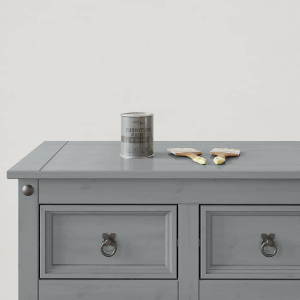 vidaXL Möbelfarbe Grau 0,75 L Wanddruck