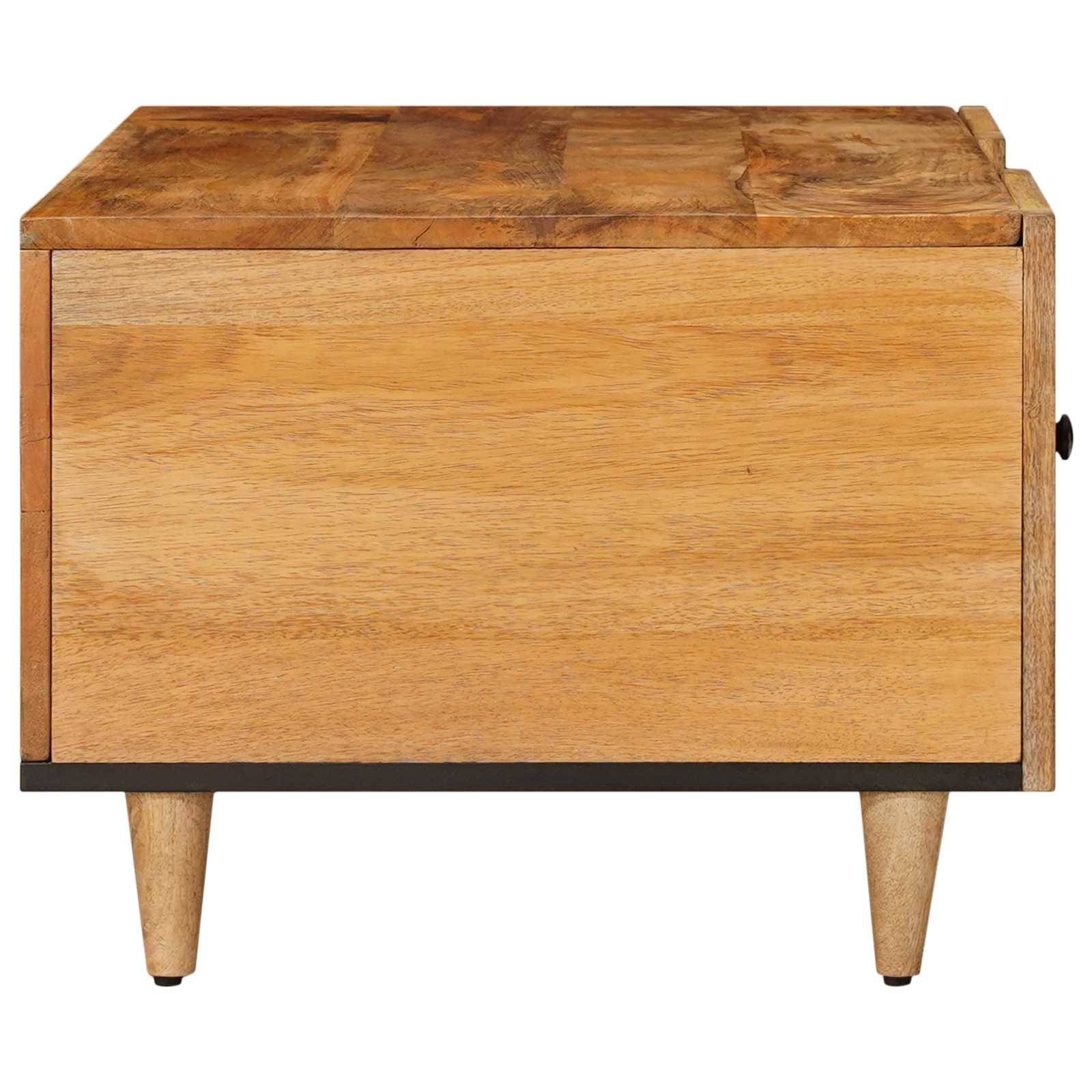 vidaXL Couchtisch Natur 100 x 54 x 40 cm Massivholz Mango