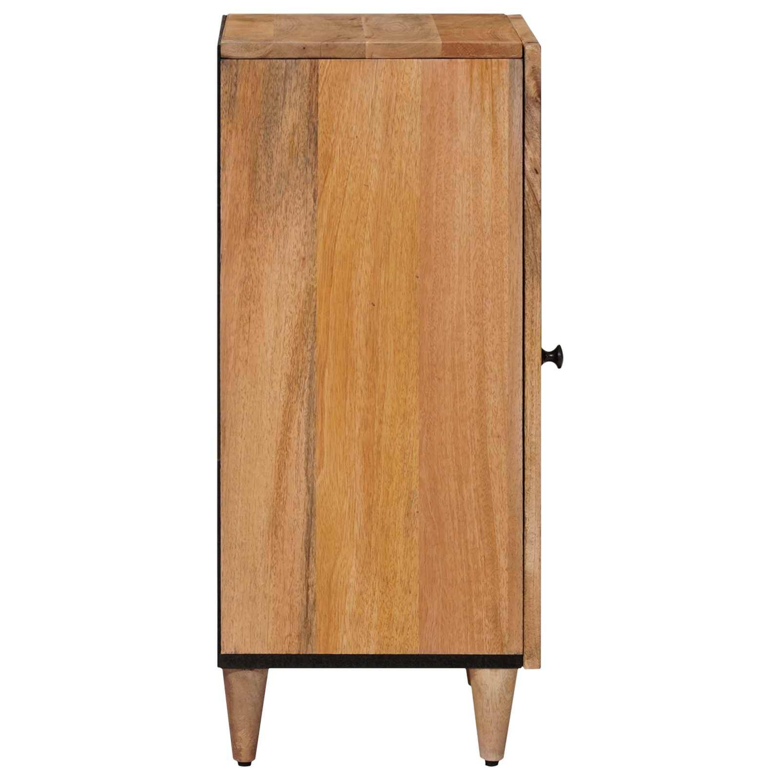 vidaXL Sideboard mit Speicher Natur 40 x 33 x 75 cm Massivholz Mango
