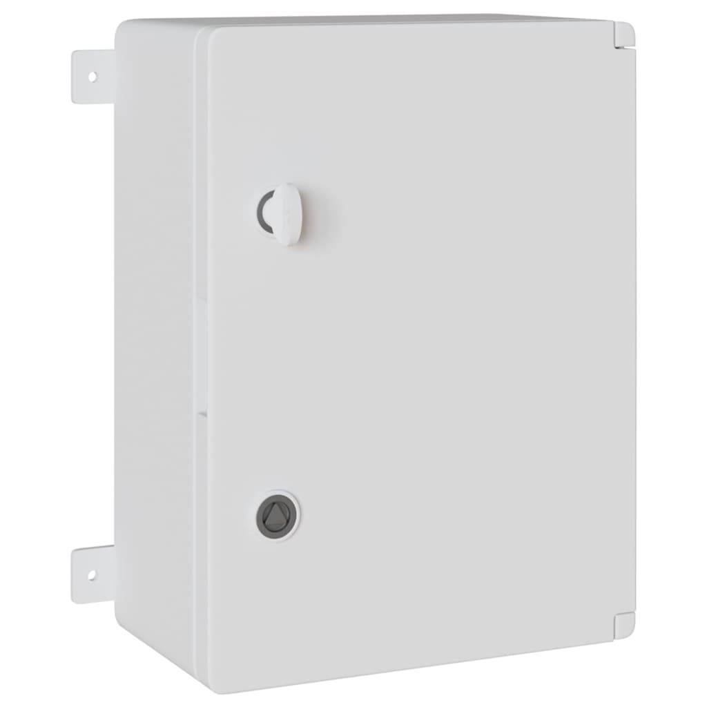 vidaXL Steuerungsschrank Grau 37 x 16,5 x 40 cm ABS Kunststoff