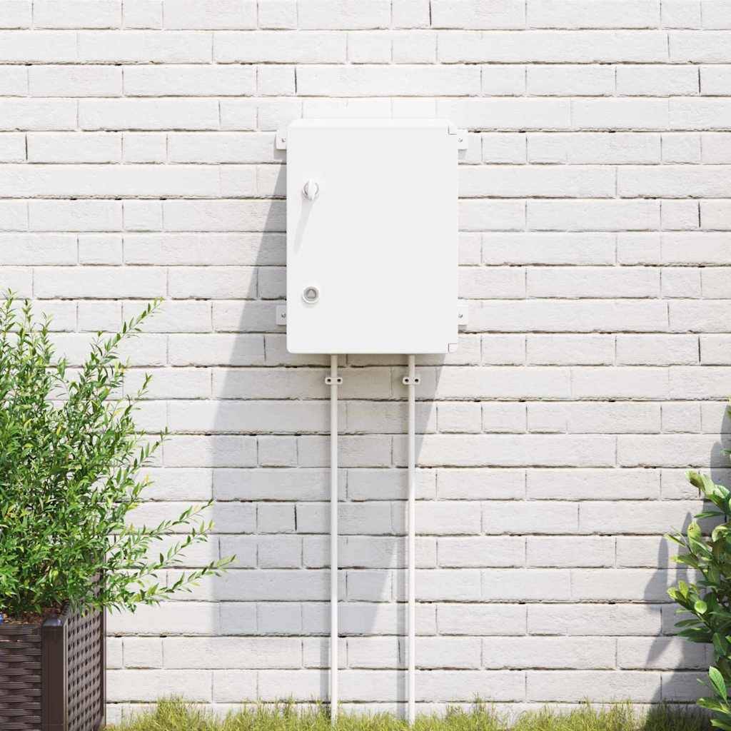 vidaXL Steuerungsschrank Grau 37 x 16,5 x 40 cm ABS Kunststoff