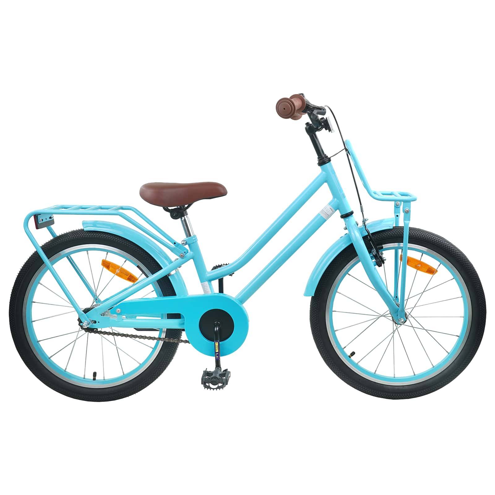 vidaXL Kinderfahrrad 20 Zoll für 6-11 Jahre alt Himmelblau