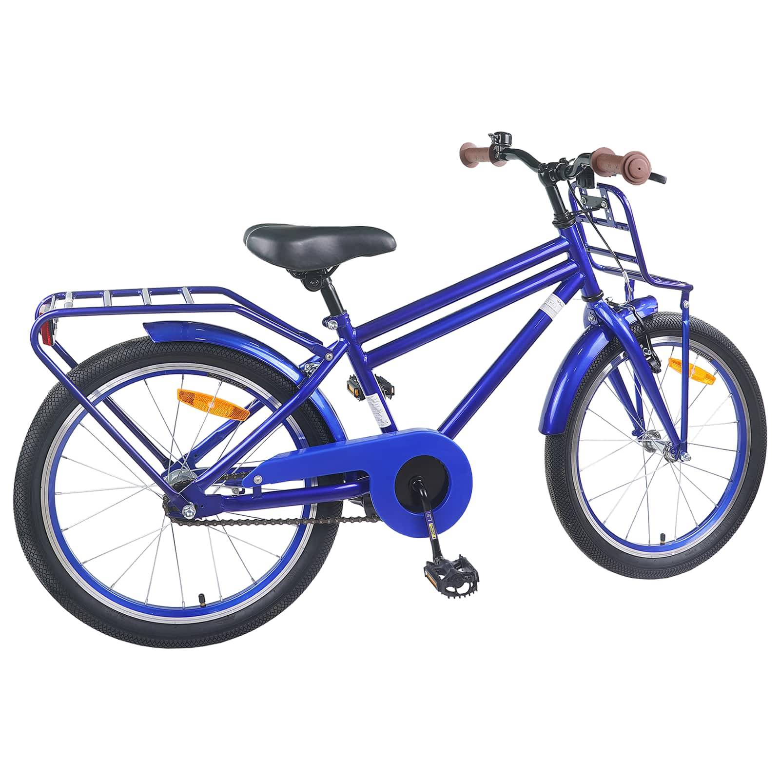 vidaXL Kinderfahrrad 22 Zoll für 7-12 Jahre alt Dunkelblau