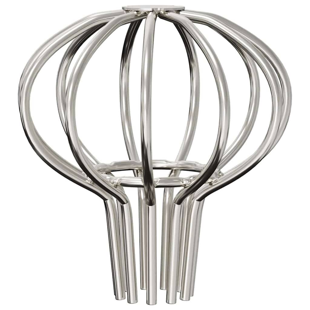 vidaXL Dachrinnenblattschutz 8 pcs Silber 50 mm Edelstahl