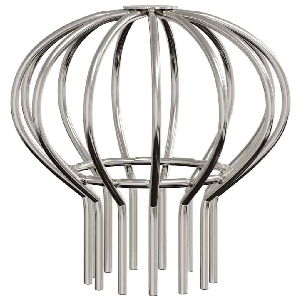 vidaXL Dachrinnenblattschutz 2 pcs Silber 75 mm Edelstahl