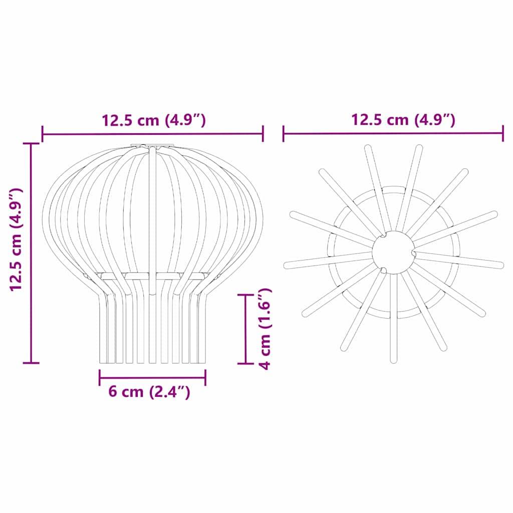 vidaXL Dachrinnenblattschutz 8 pcs Silber 75 mm Edelstahl