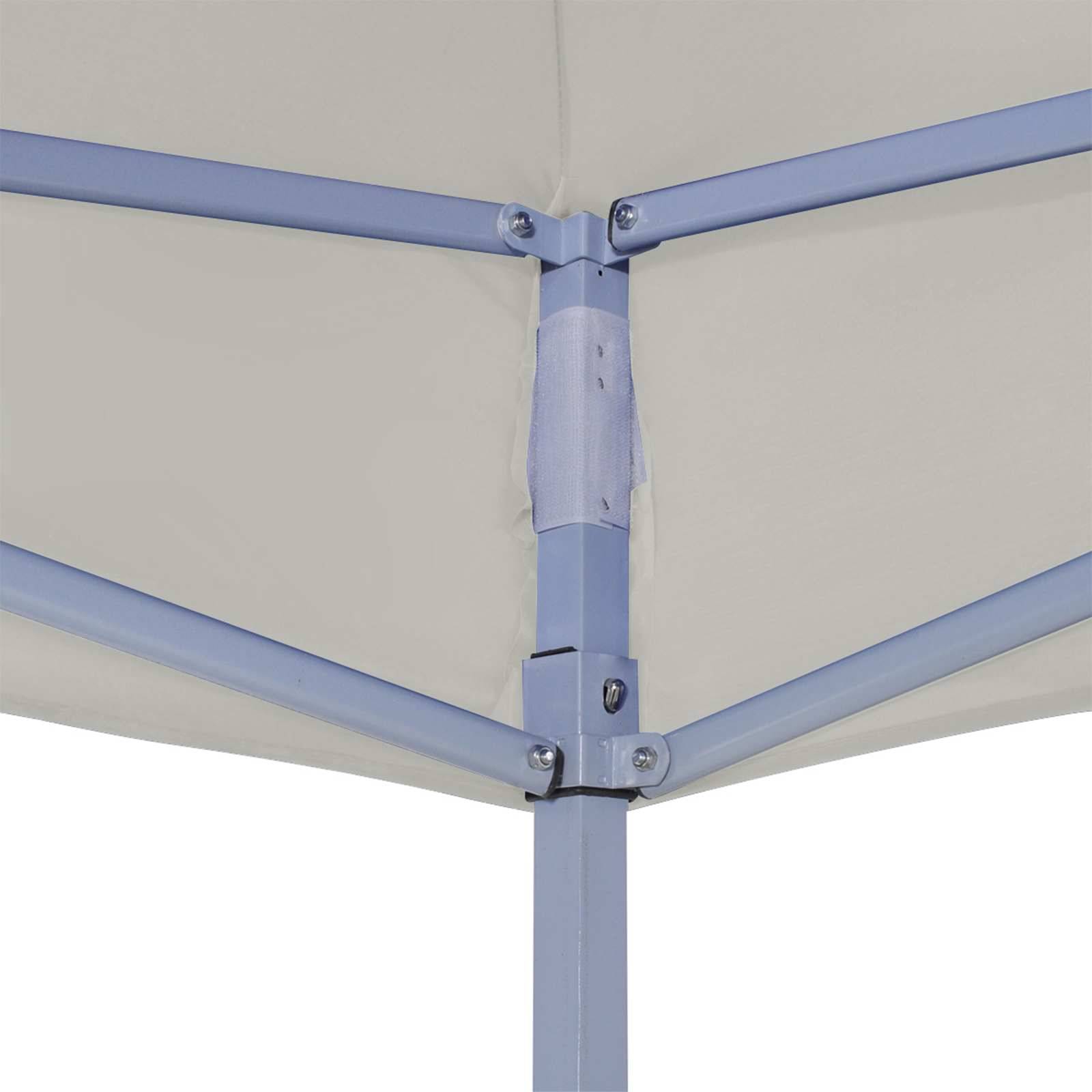 vidaXL Party-Zelt Creme 200 x 200 x 315 cm Oxford-Stoff