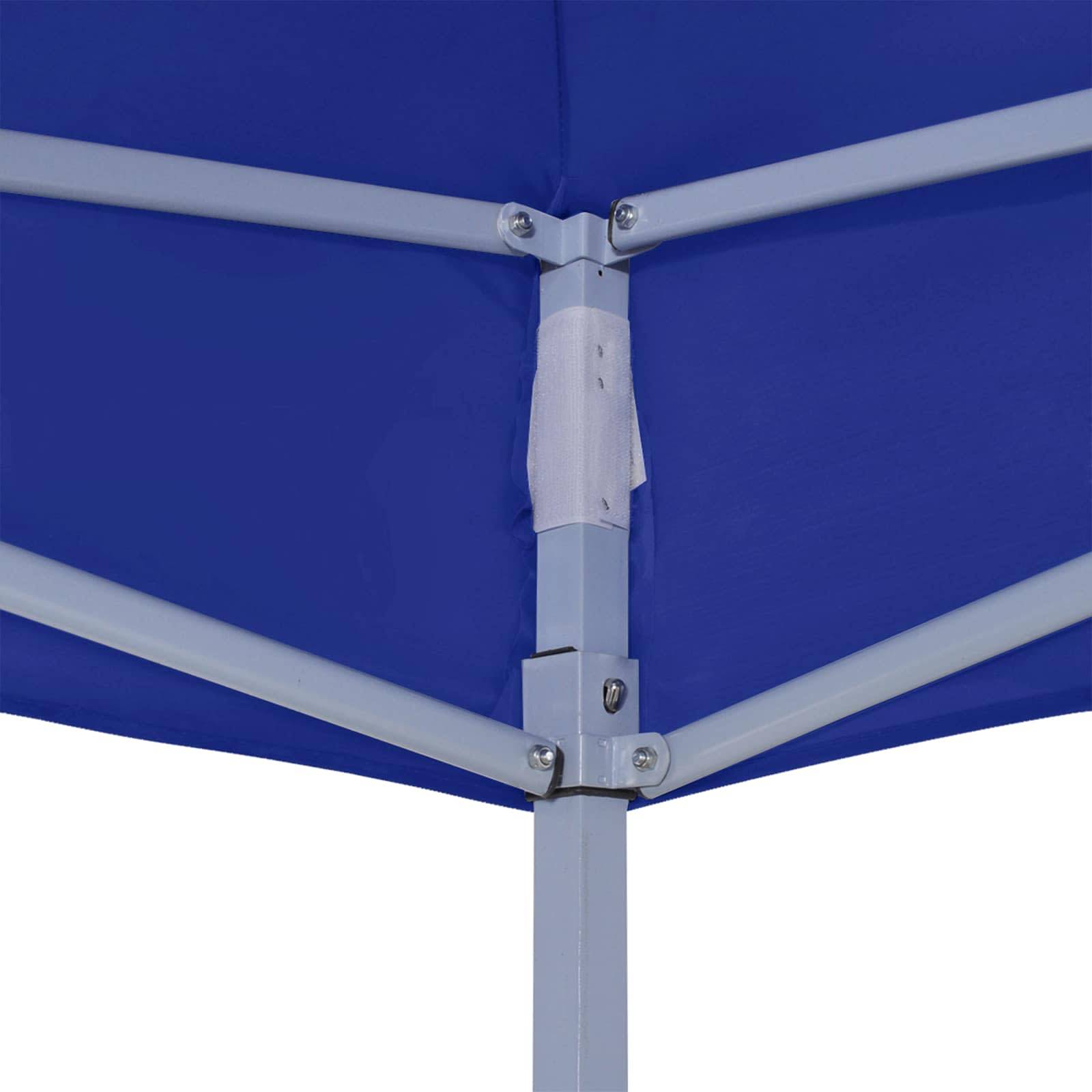 vidaXL Party-Zelt Blau 200 x 200 x 315 cm Oxford-Stoff