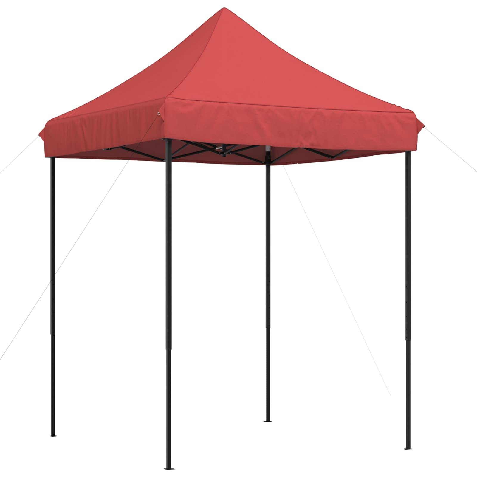 vidaXL Party-Zelt Bordeauxrot 200 x 200 x 306 cm Oxford-Stoff