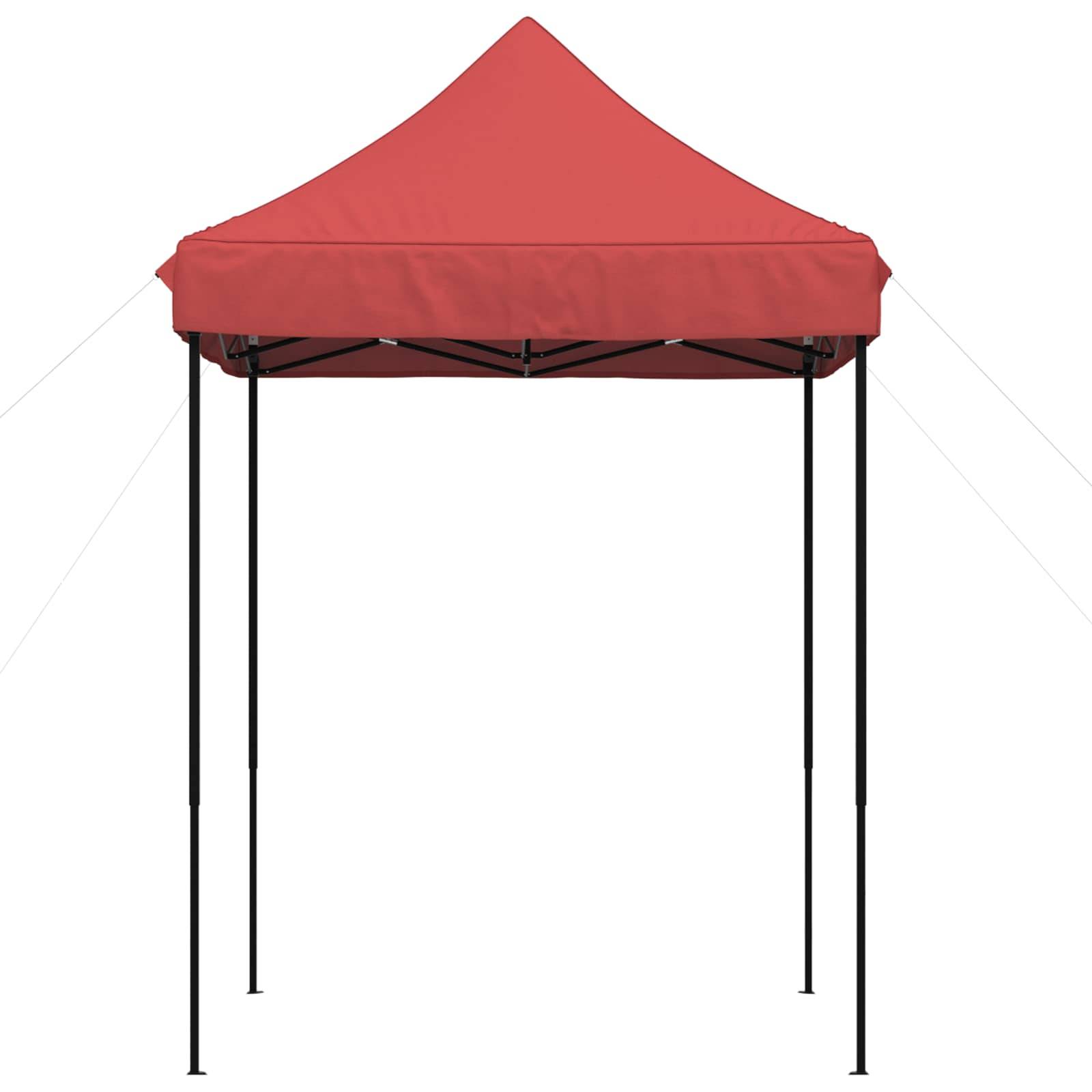 vidaXL Party-Zelt Bordeauxrot 200 x 200 x 306 cm Oxford-Stoff