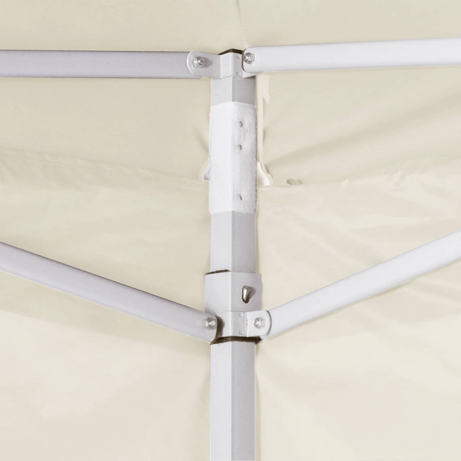 vidaXL Party-Zelt Creme 200 x 200 x 315 cm Oxford-Stoff
