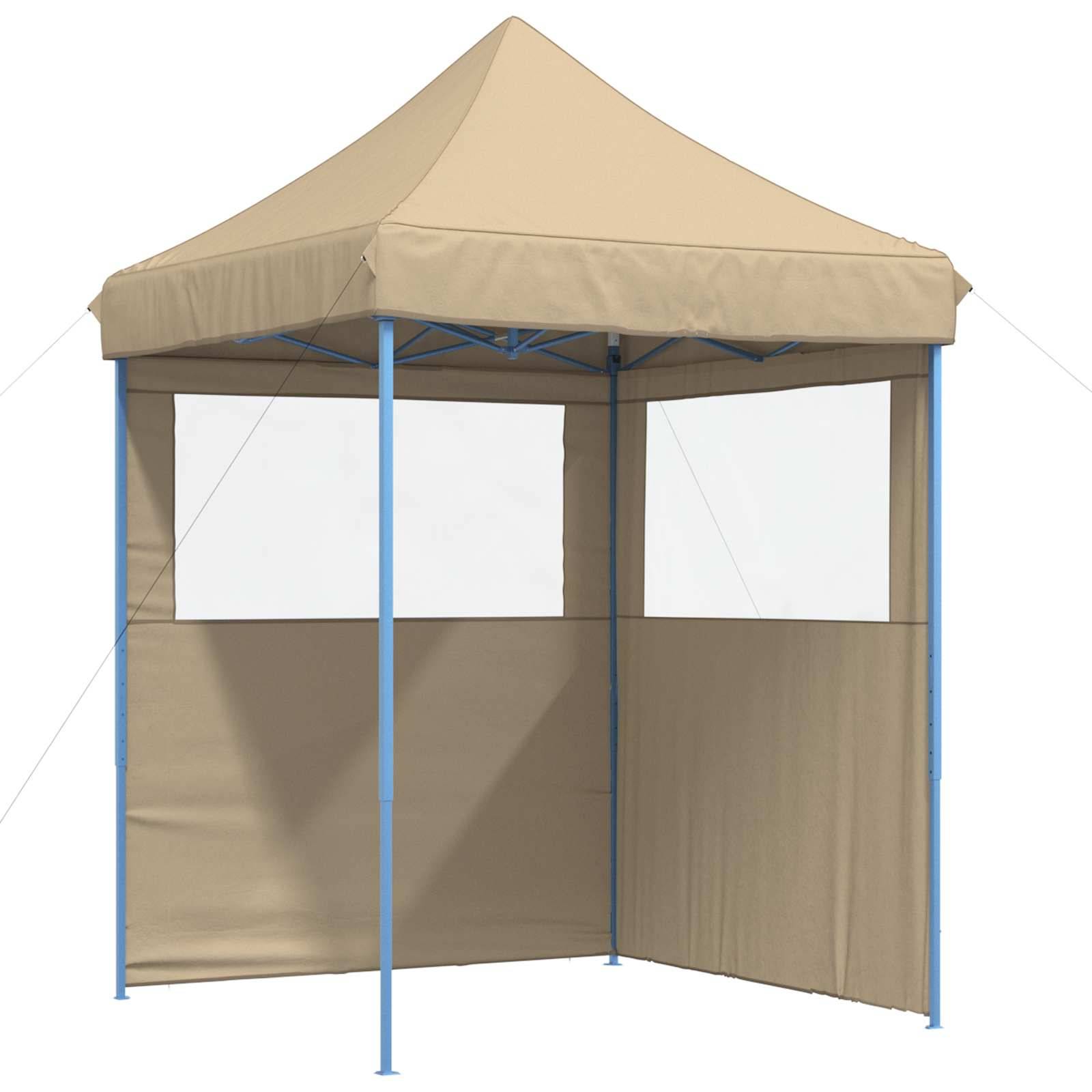 vidaXL Party-Zelt Beige 200 x 200 x 306 cm Oxford-Stoff