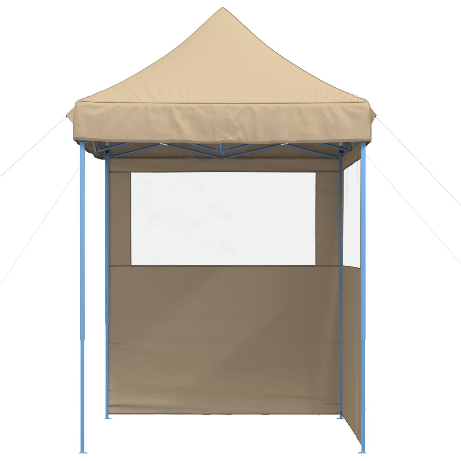 vidaXL Party-Zelt Beige 200 x 200 x 306 cm Oxford-Stoff